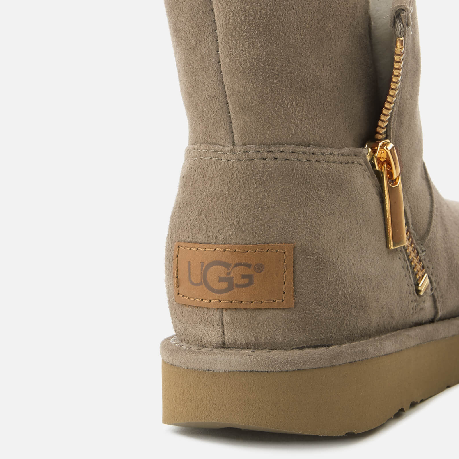 UGG Women s Kip Suede Zip Side Boots Clay Coggles
