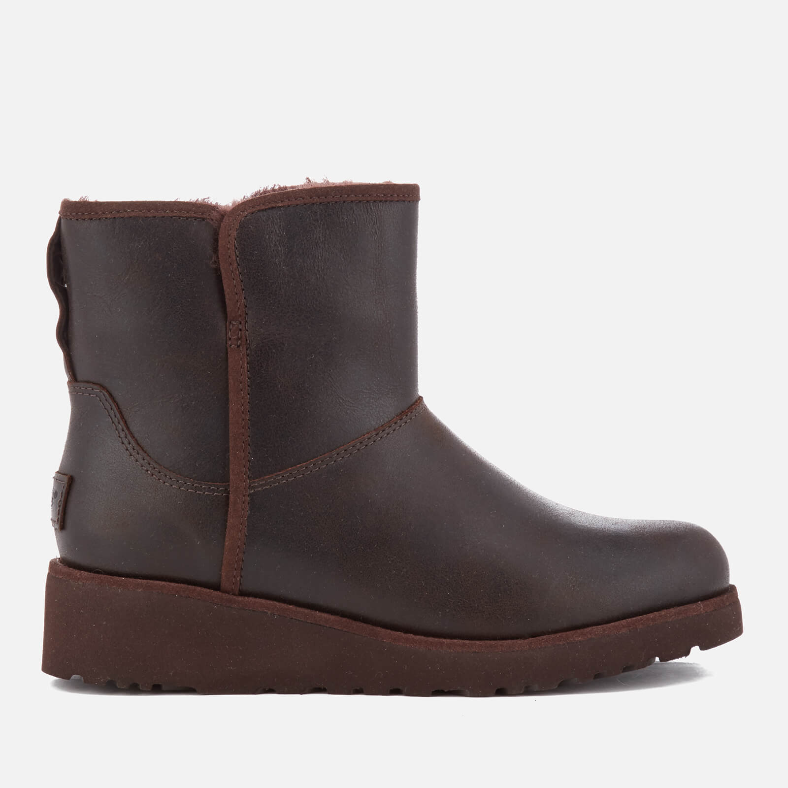 UGG Women s Kristin Classic Slim Leather Sheepskin Boots Stout Allsole