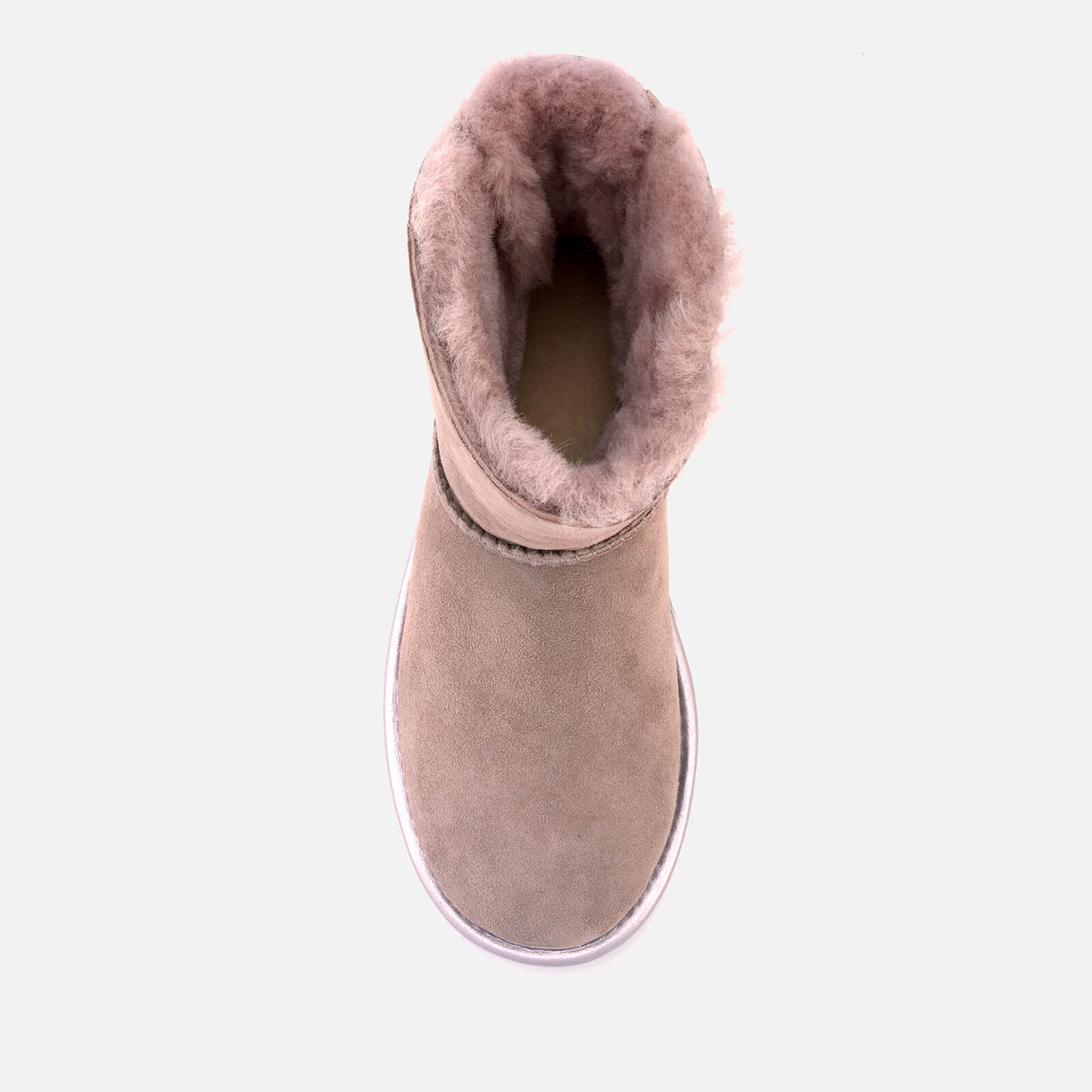 UGG Women s Mini Bailey Bow II Metallic Sheepskin Boots Dusk Coggles