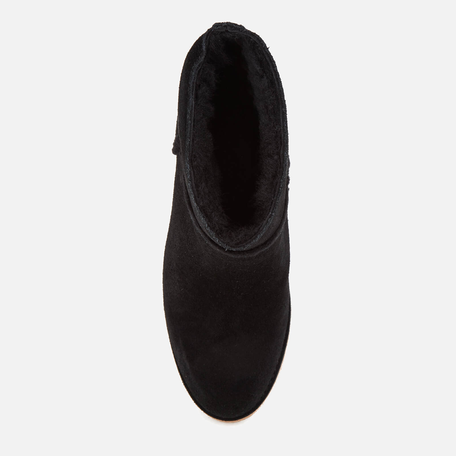 UGG Women s Kasen Suede Heeled Ankle Boots Black Allsole