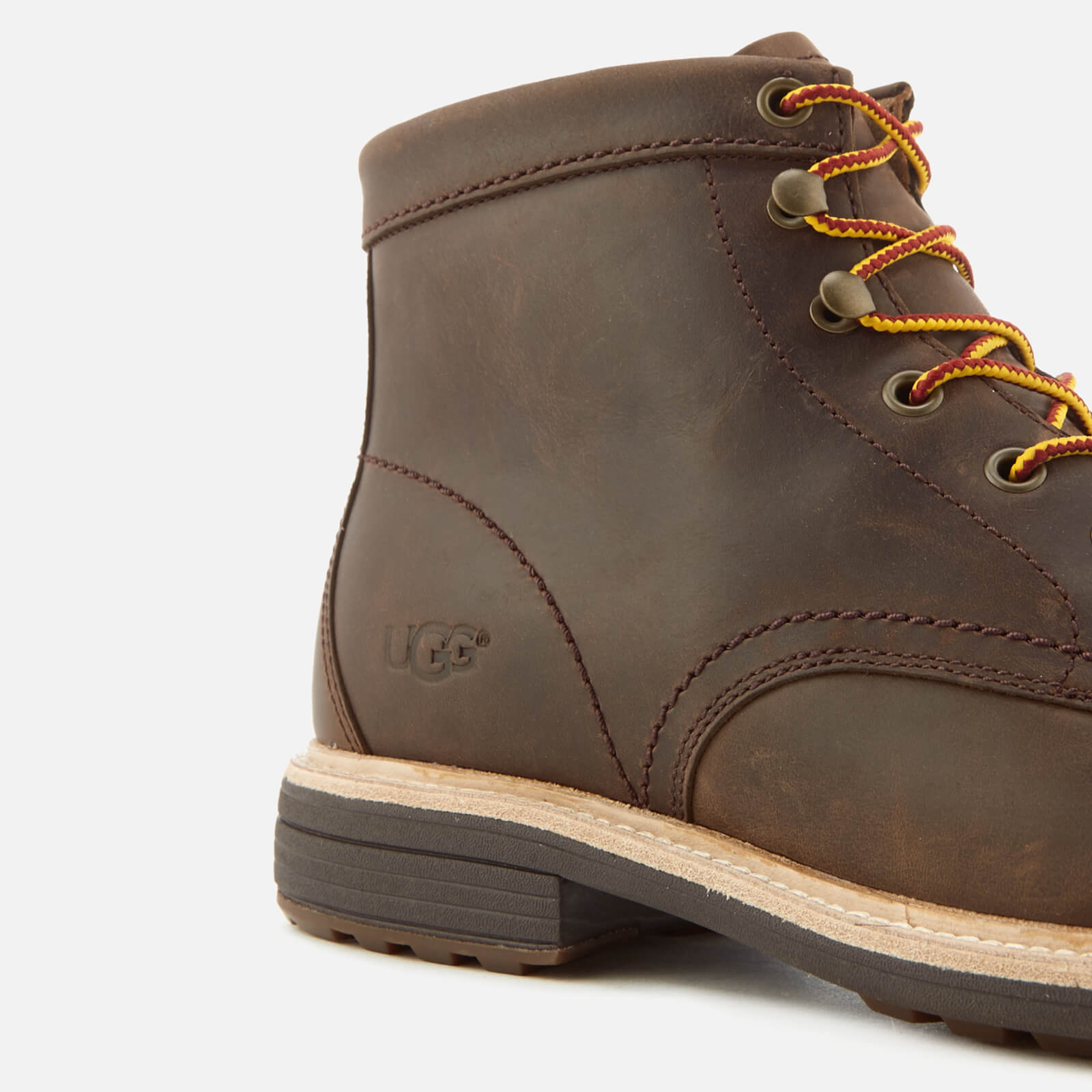 UGG Men s Vestmar Leather Lace Up Boots Grizzly Allsole