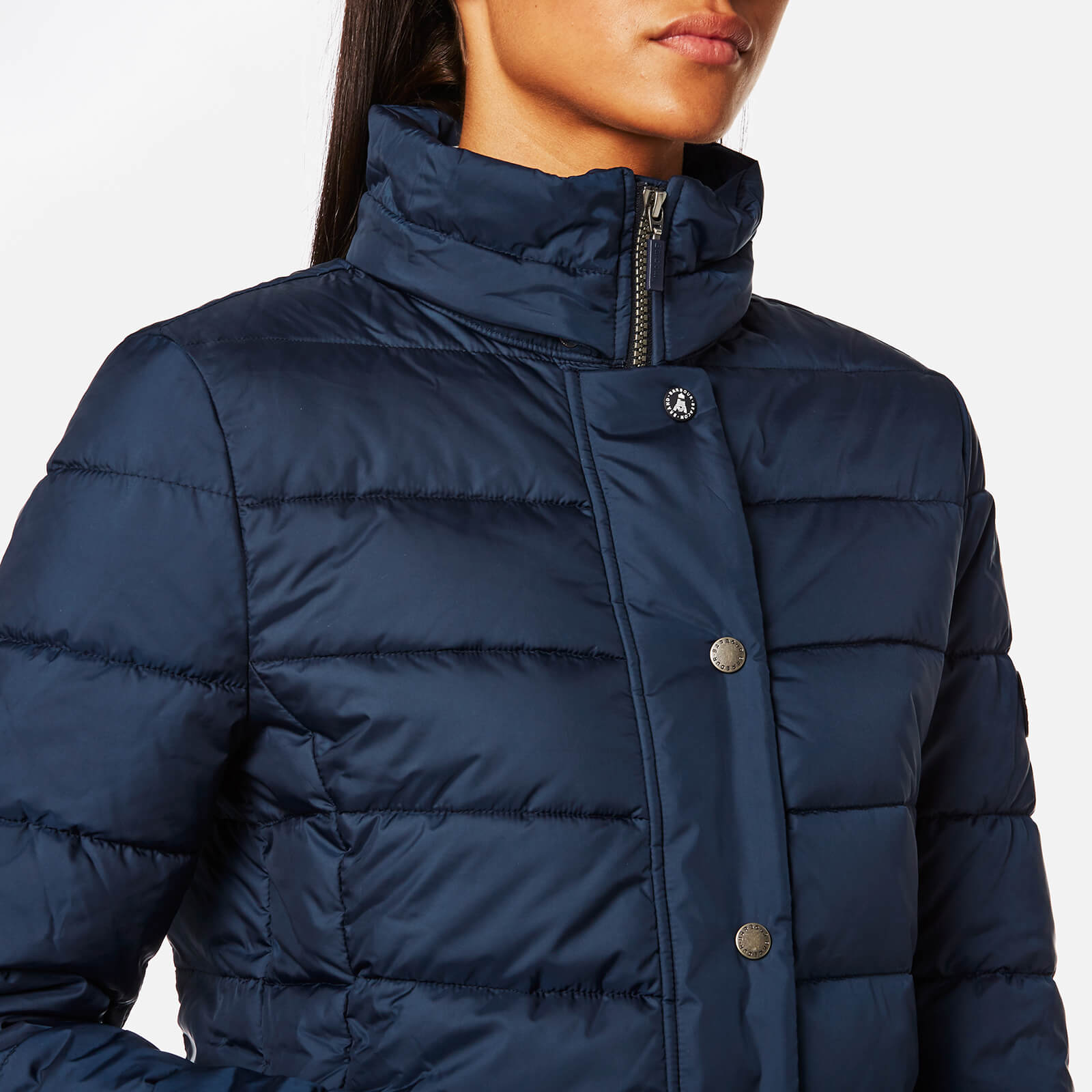 Barbour Women s Shipper Quilt Coat French Navy Coggles