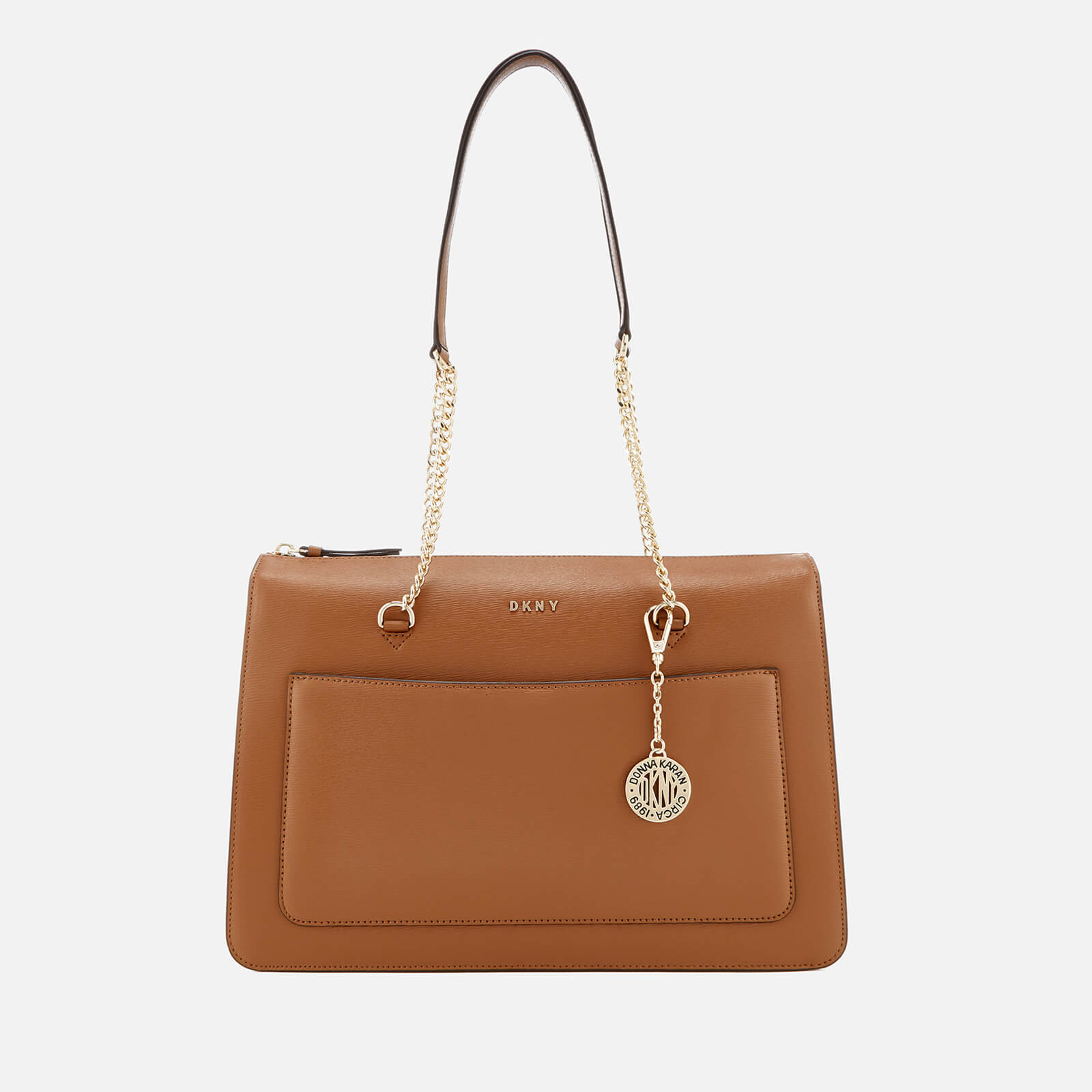 DKNY Women s Sutton Top Zip Tote Bag Camel Coggles