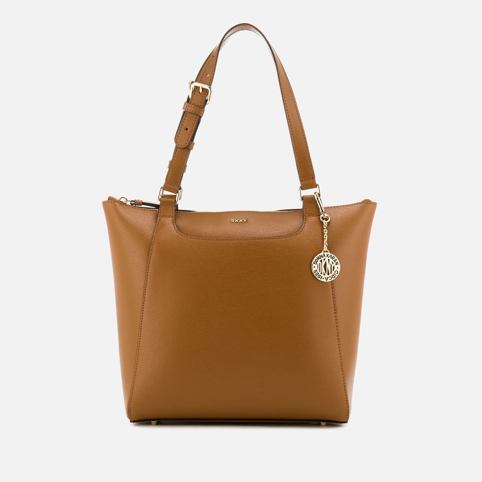 DKNY Women s Sutton Saddle Medium Tote Bag Camel Coggles
