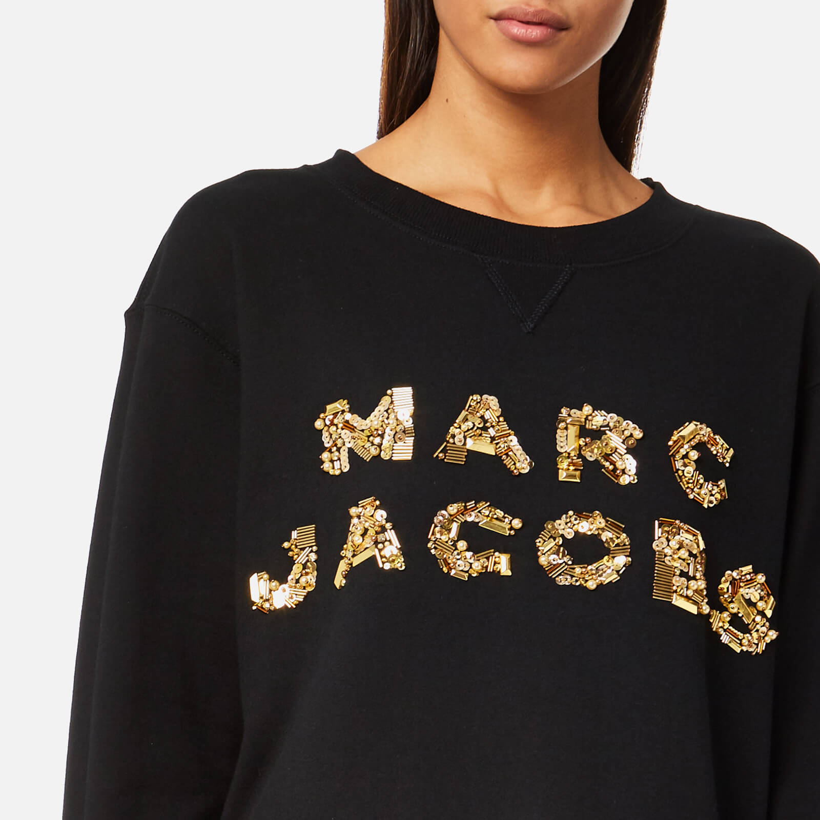 Marc Jacobs Women's Oversized Logo Sweatshirt - Black | Coggles