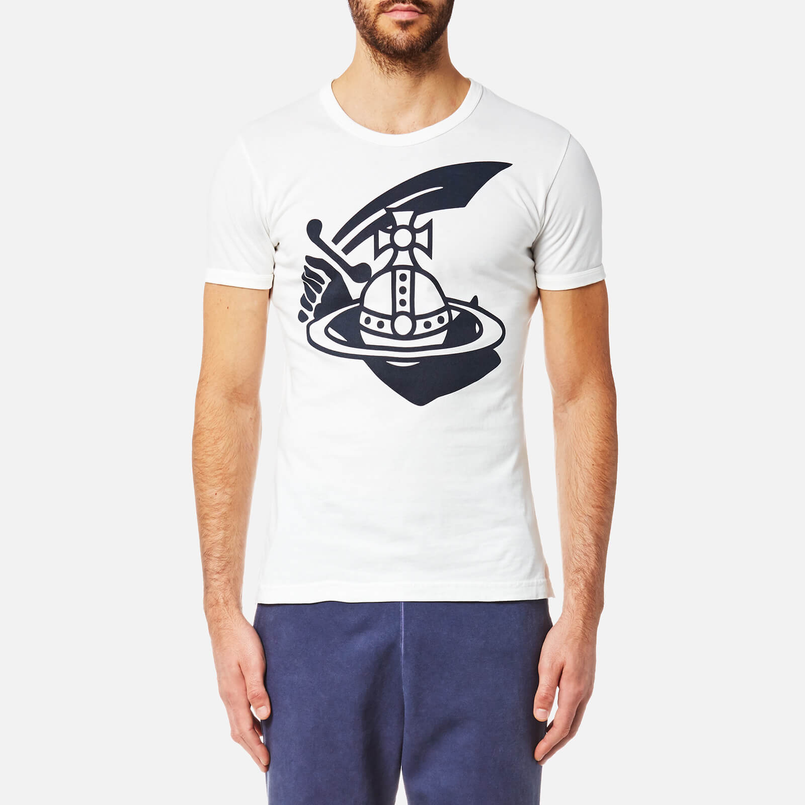 Vivienne Westwood ANGLOMANIA ビッグTシャツ Vintage Vivienne Westwood Anglomania Big Orb Logo T-Shirt