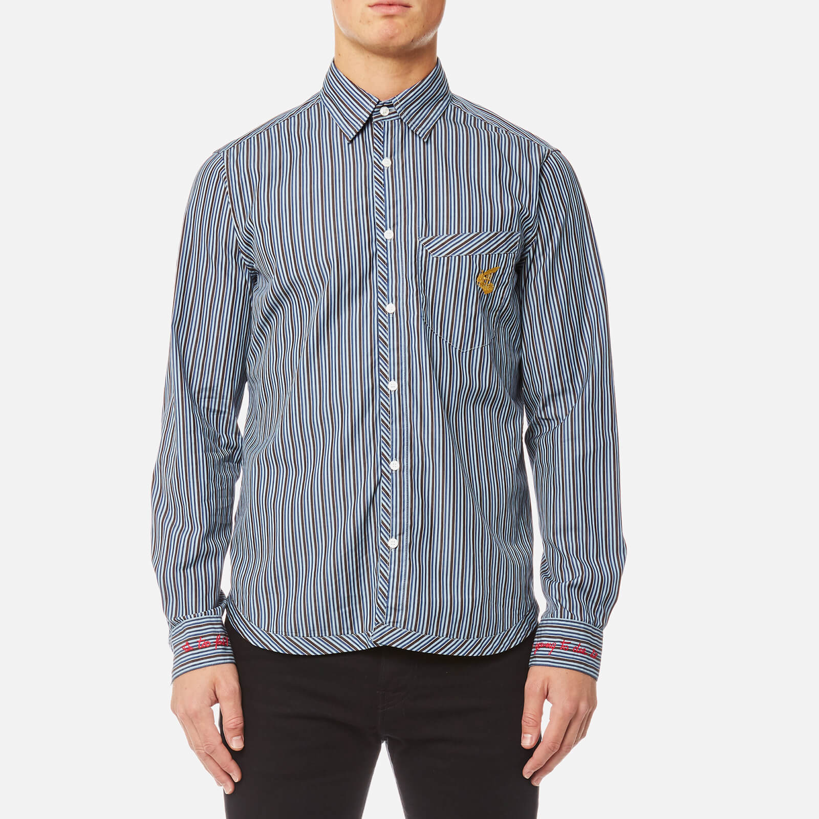 正規品販売！ Classic Men's Anglomania Westwood Vivienne Shirt Blue - トップス