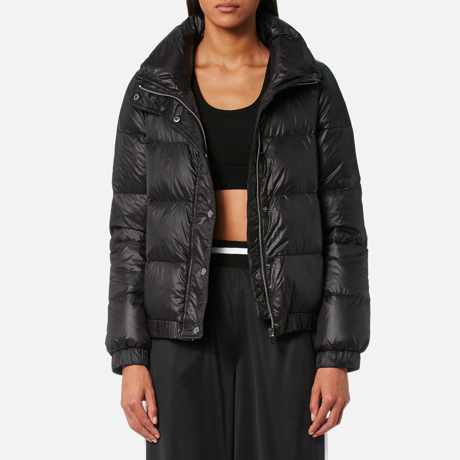 Dkny ladies puffer jacket top
