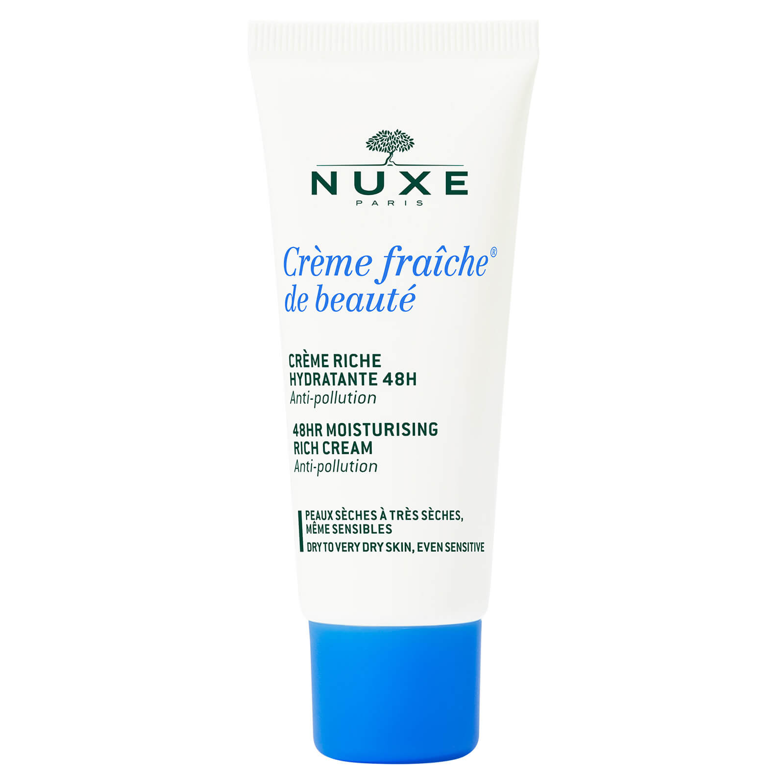 Crema hidratante Crème Fraîche de Beauté para pieles secas de NUXE 30 ml