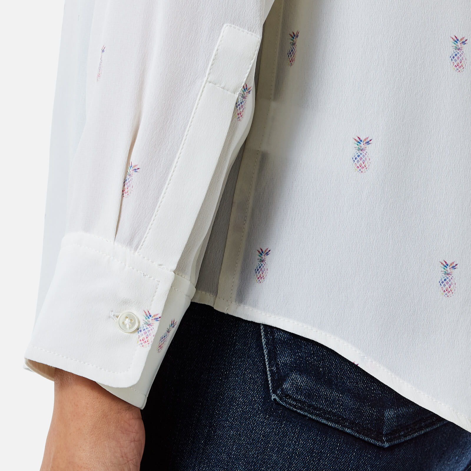 Rails Women s Kate Rainbow Pineapple Print Shirt White Coggles