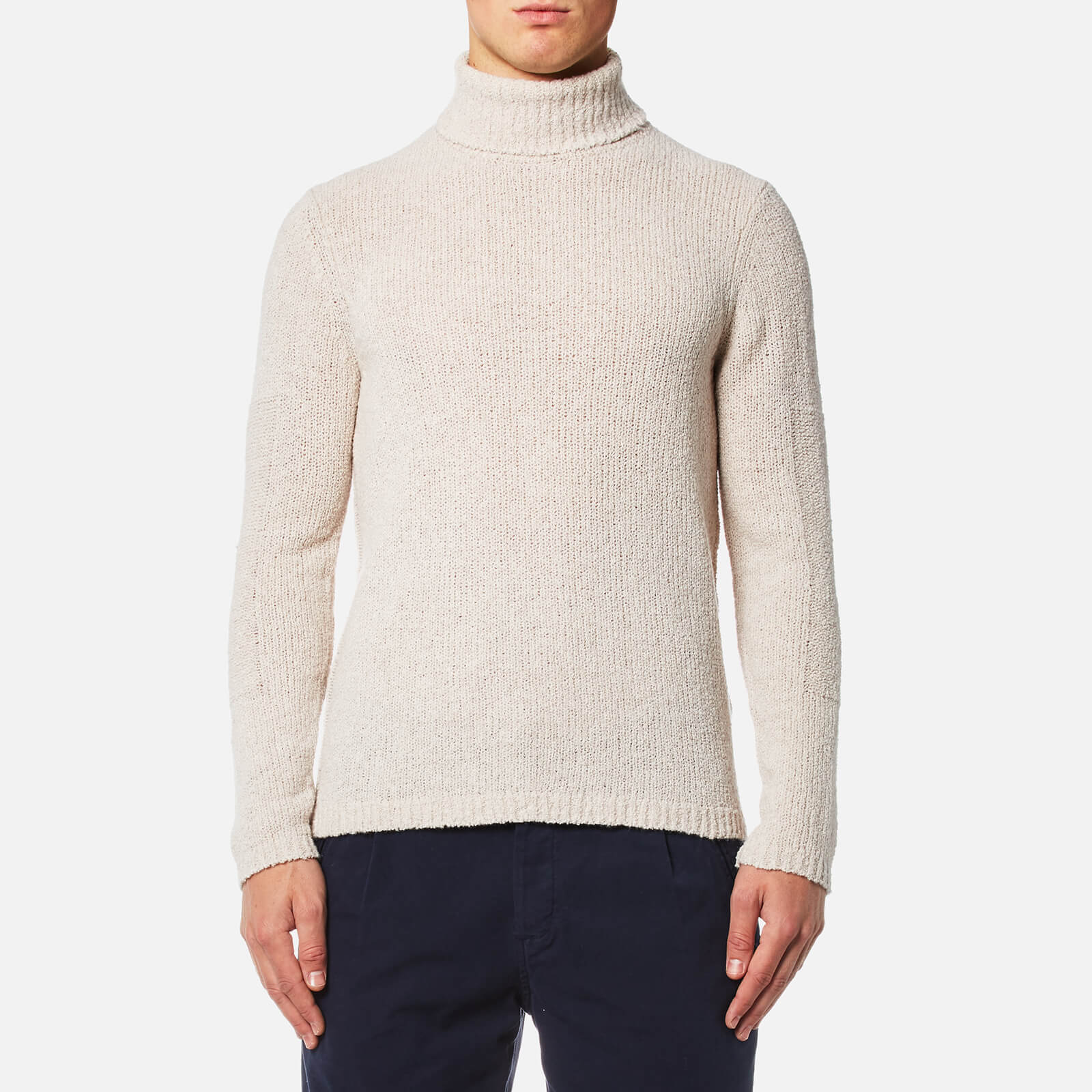 White roll neck jumper mens outlet