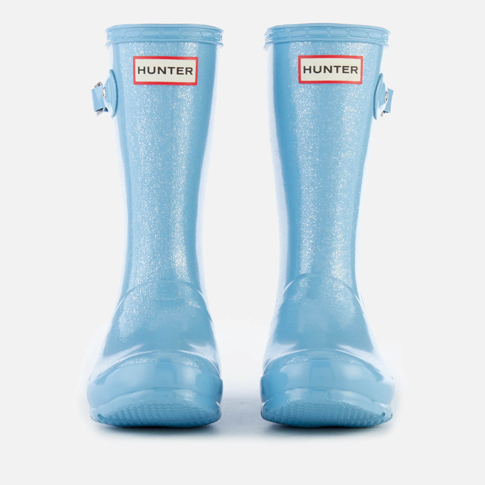 Hunter Kids Original Glitter Finish Wellies Blue Sky Allsole