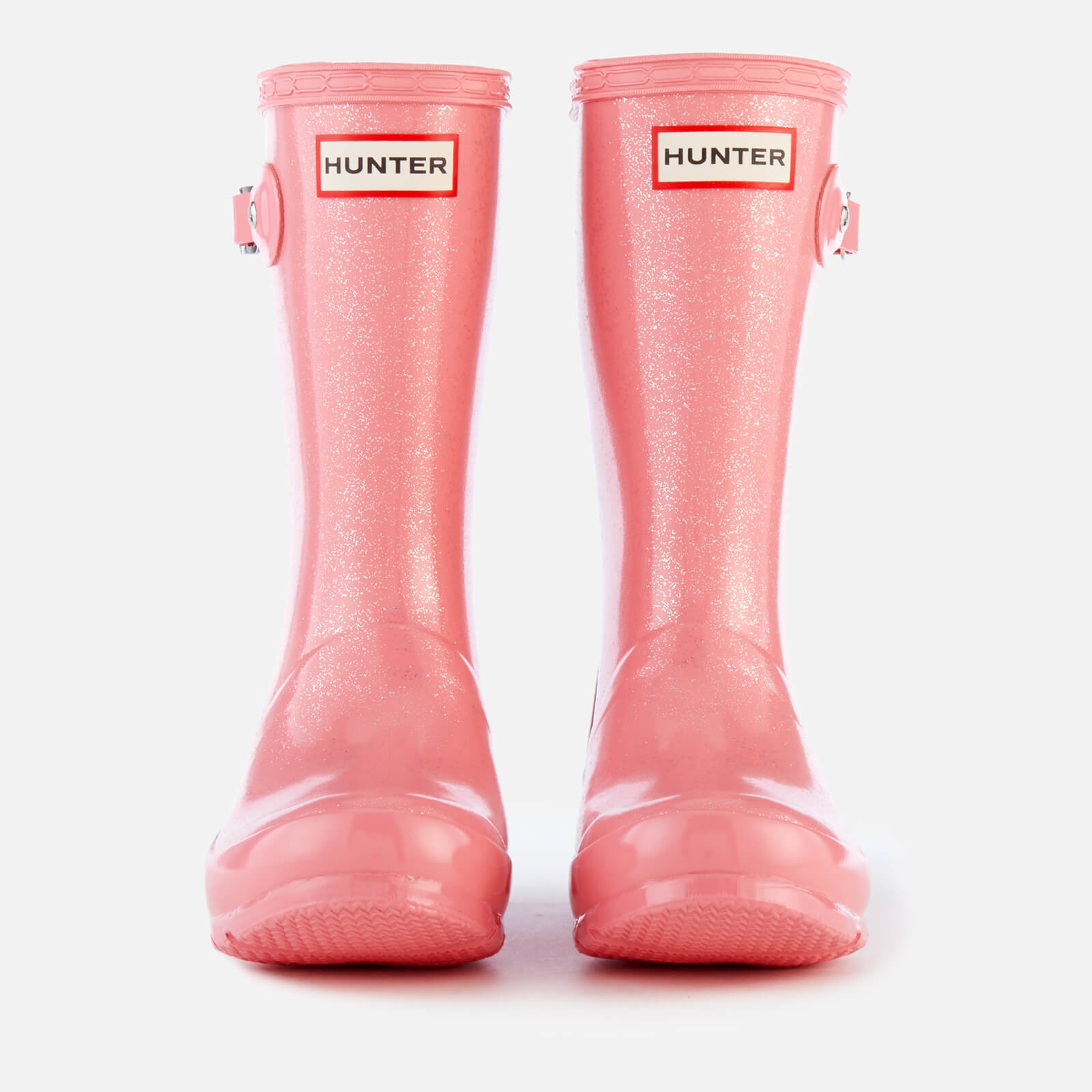 Hunter Kids Original Glitter Finish Wellies Panther Pink Allsole