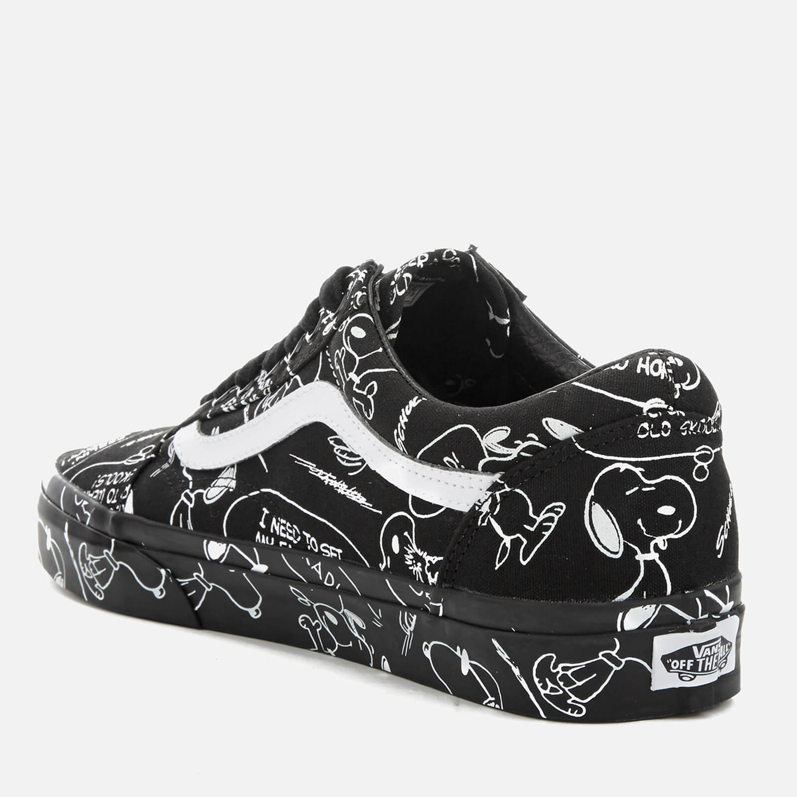 Vans X Peanuts Men s Old Skool Trainers Snoopy Black Coggles
