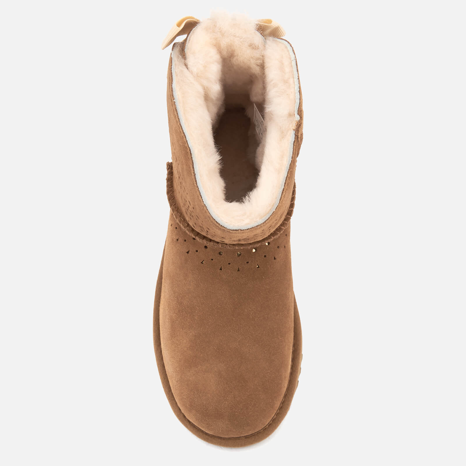 UGG Women s Dae Sunshine Perf Suede Sheepskin Boots Chestnut Allsole