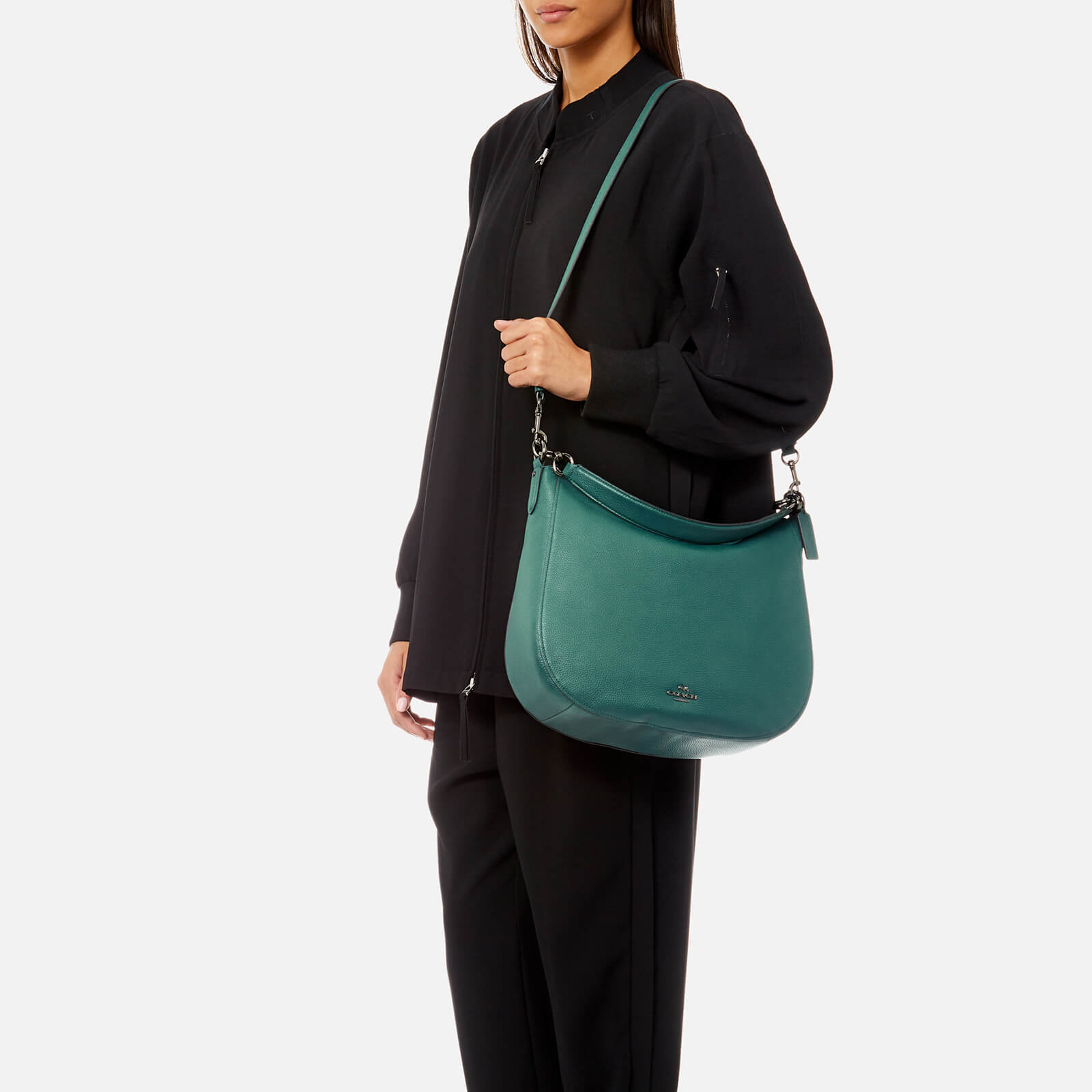Coach Women s Chelsea 32 Hobo Bag Dark Turquoise Coggles