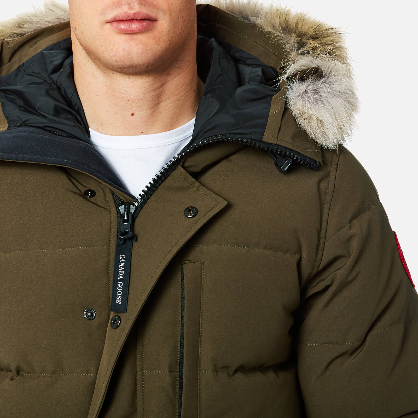 Canada Goose Men s Carson Parka Jacket Military Green Coggles