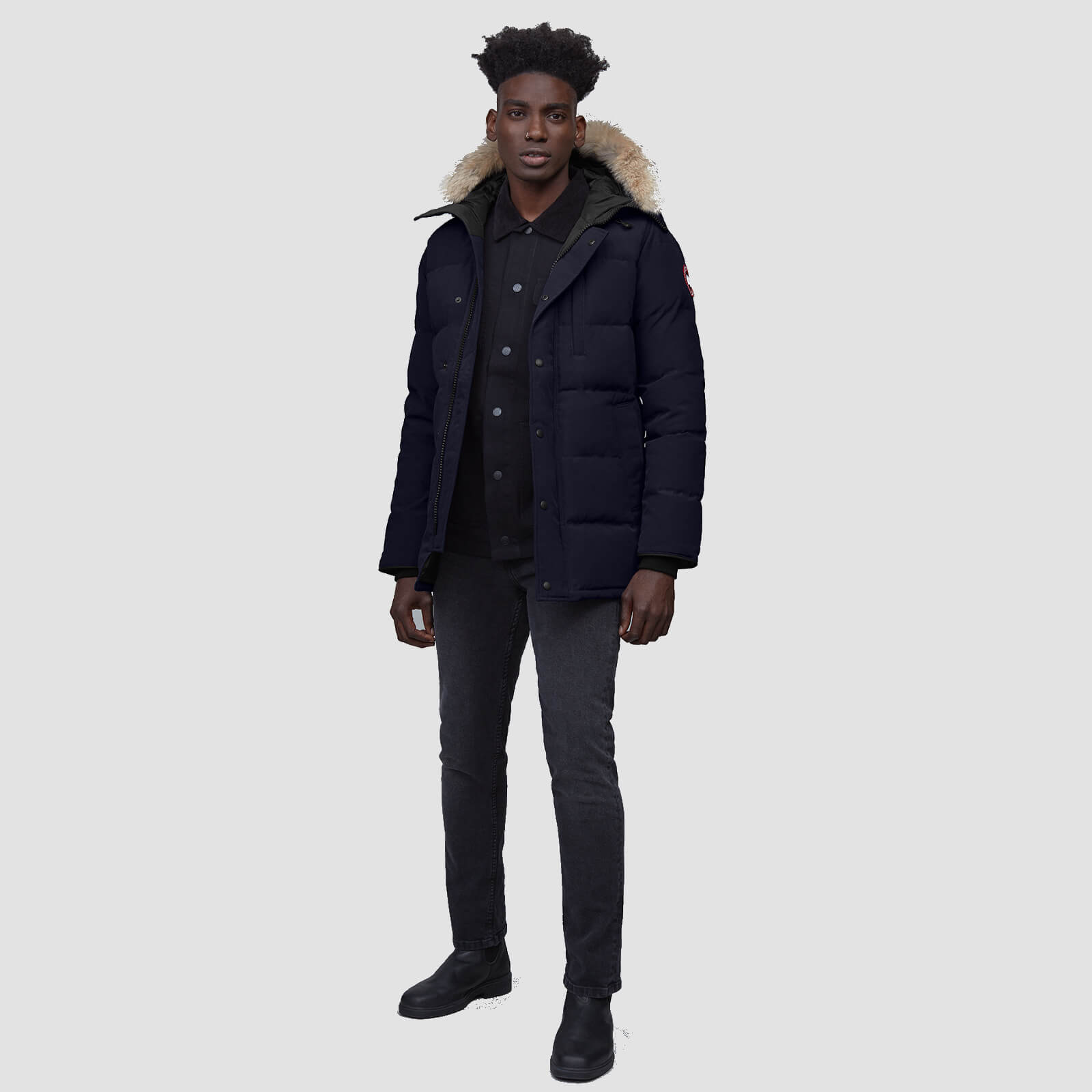 Canada goose carson parka navy on sale