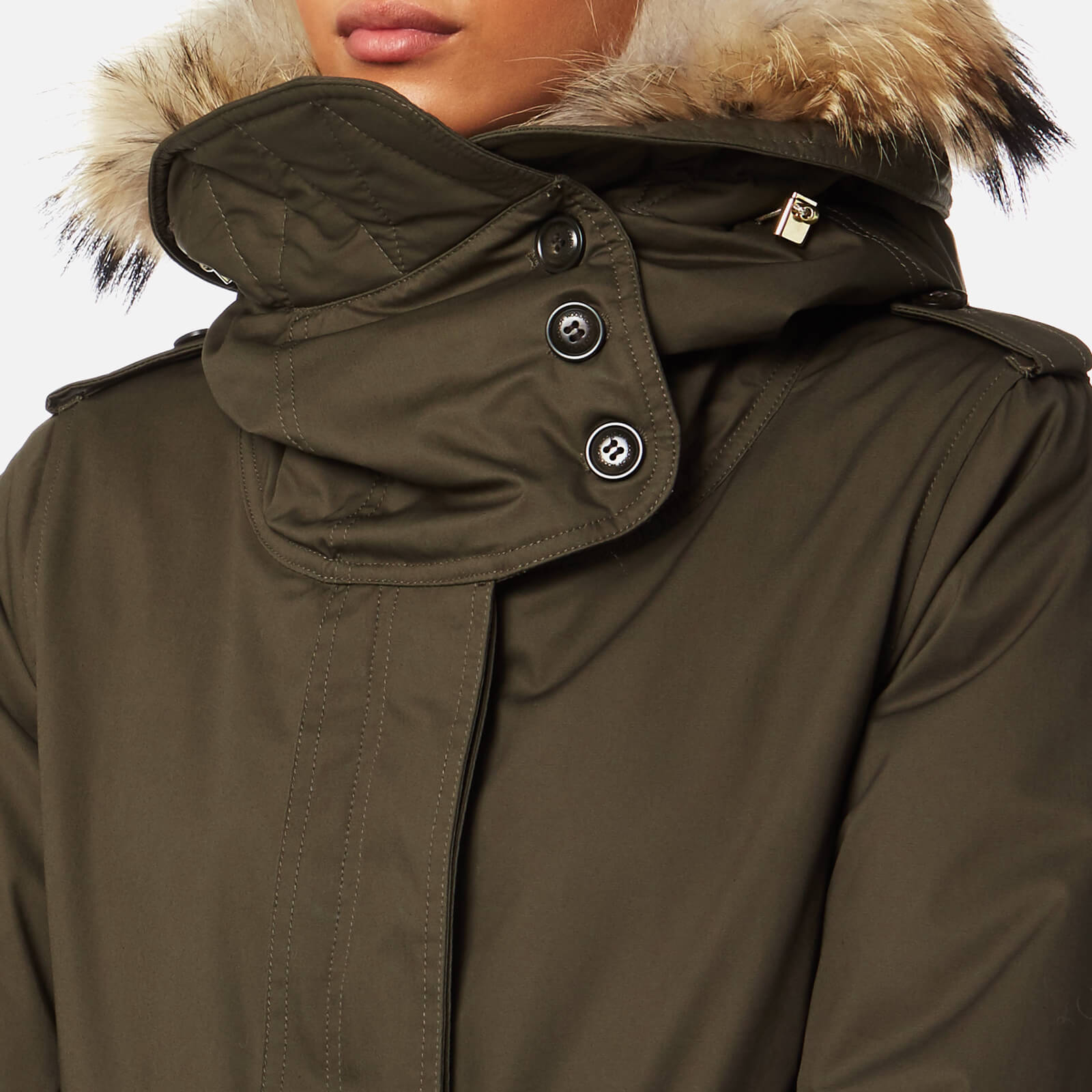 Woolrich Women s Scarlett Eskimo Coat Military Olive Coggles