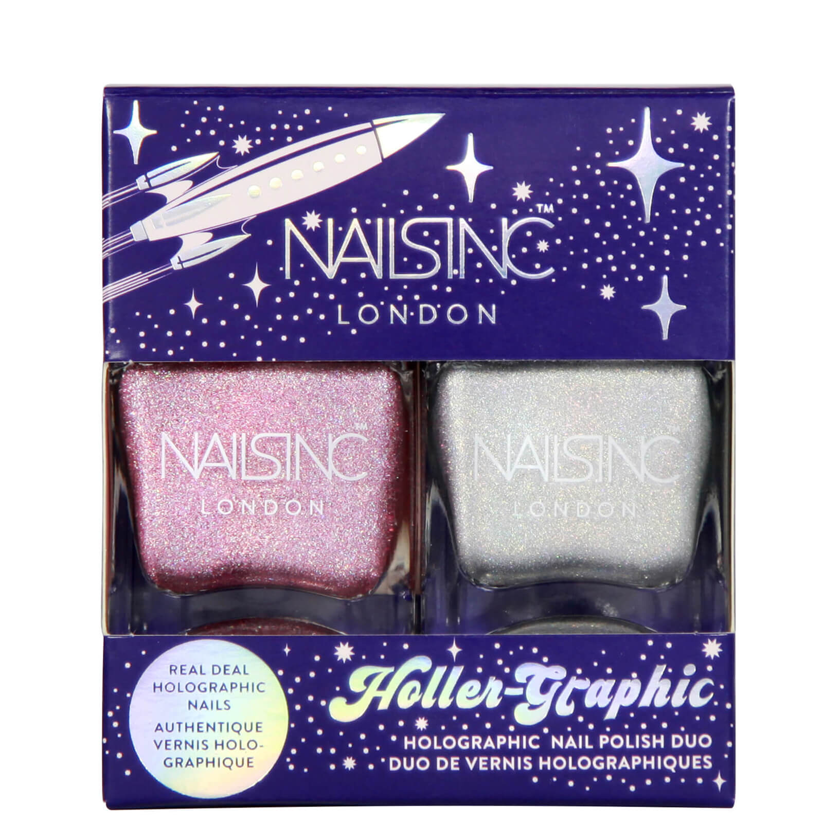 Esmalte de uñas Holler-Graphic de nails inc. 2 x 14 ml