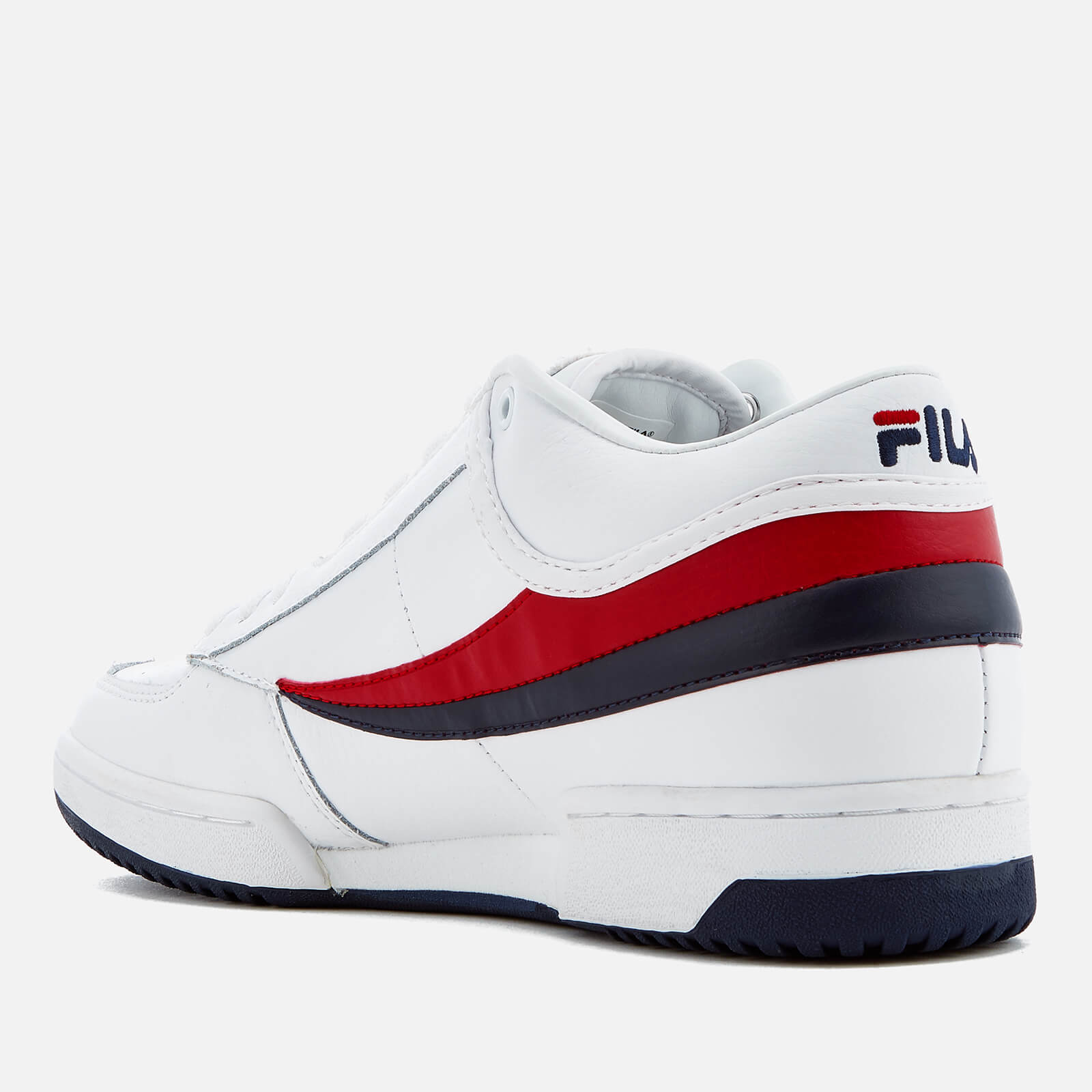 Red fila trainers best sale