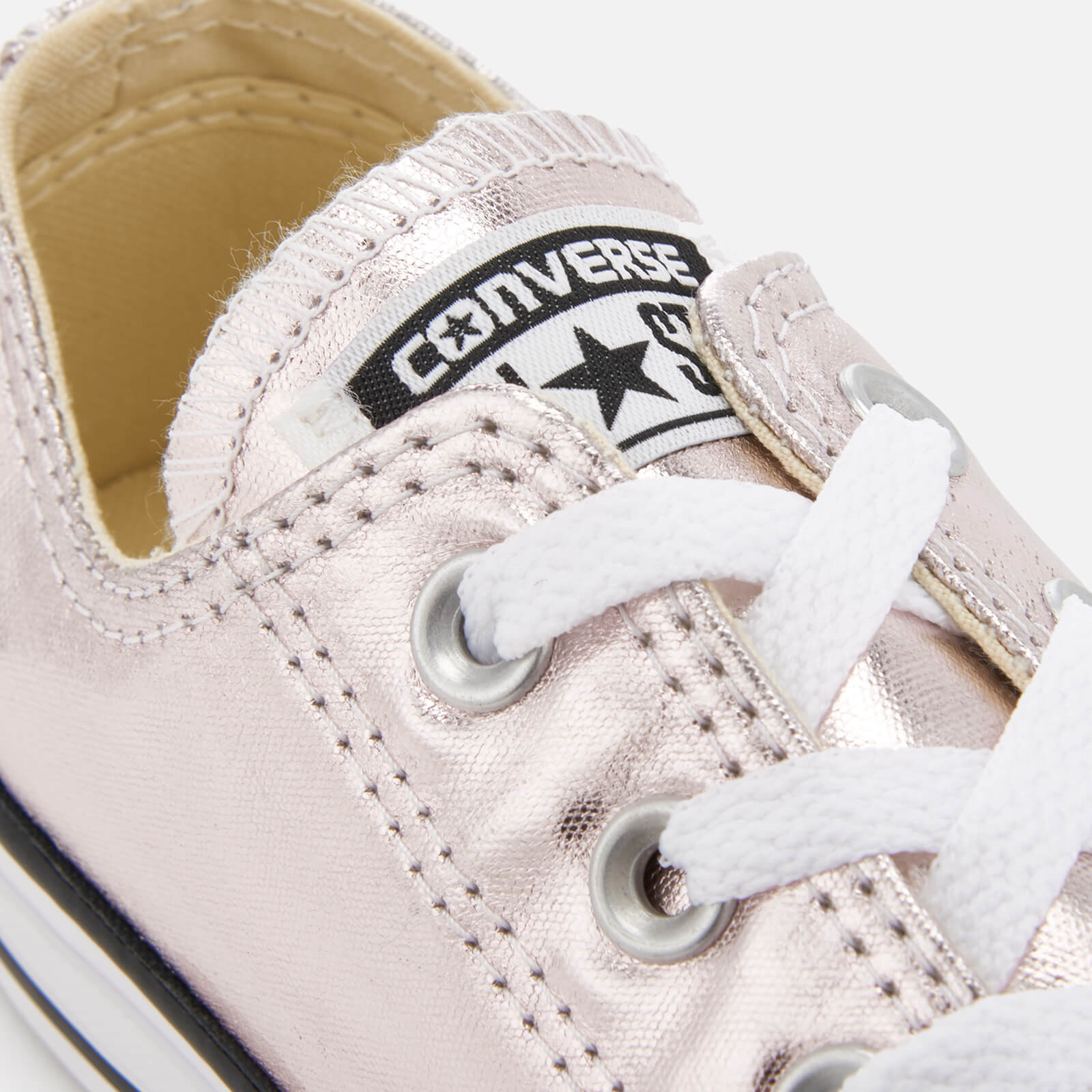 Women's converse precious metal ox sneakers cheap