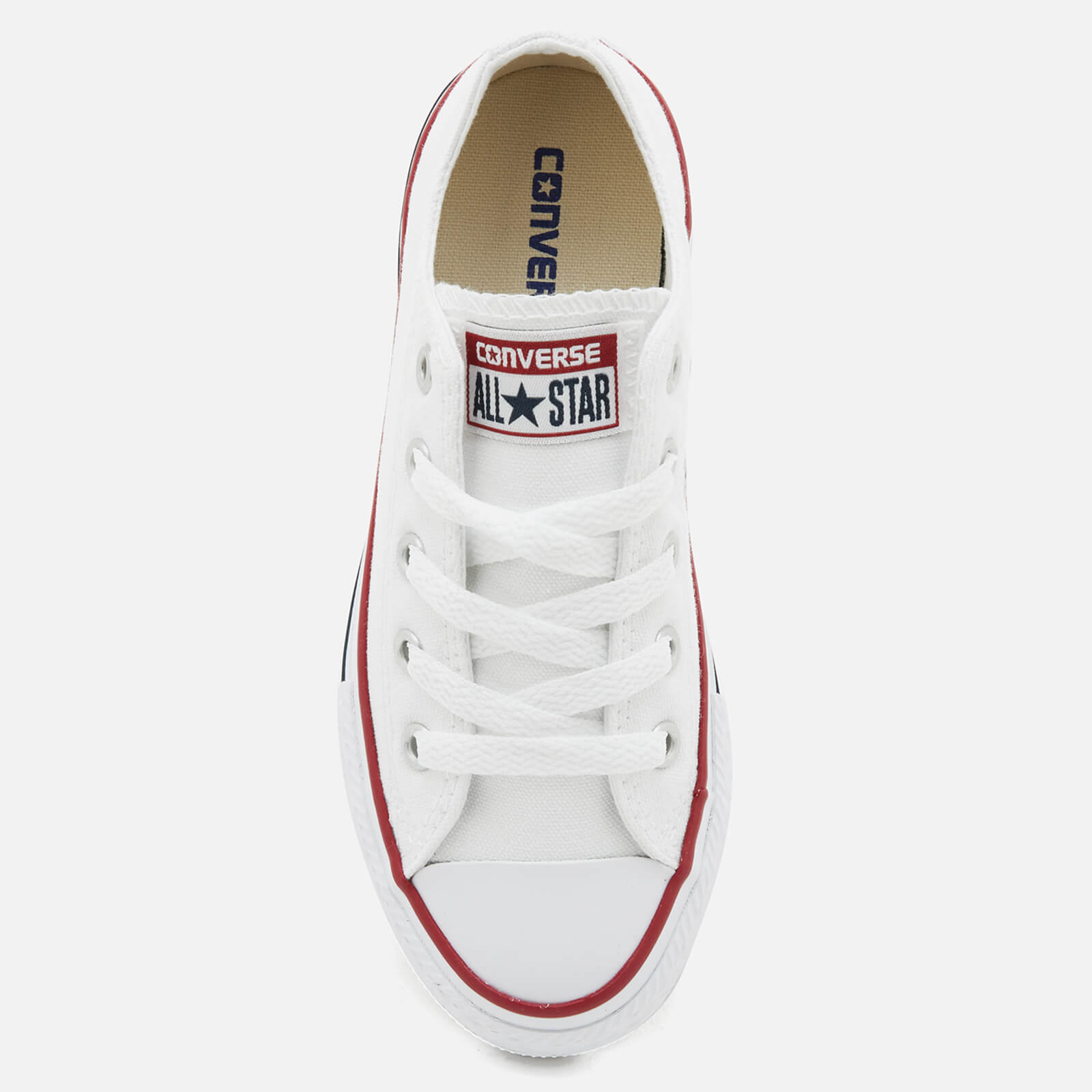 Converse Kids Chuck Taylor All Star Ox Trainers White Allsole