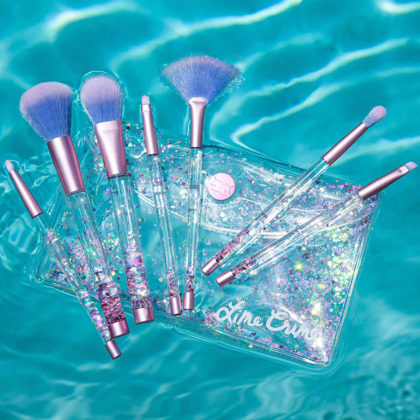 LIMECRIME LIME CRIMEライムクライム　レッドローズブラシセット Lime Crime Aquarium Brush Set | LOOKFANTASTIC