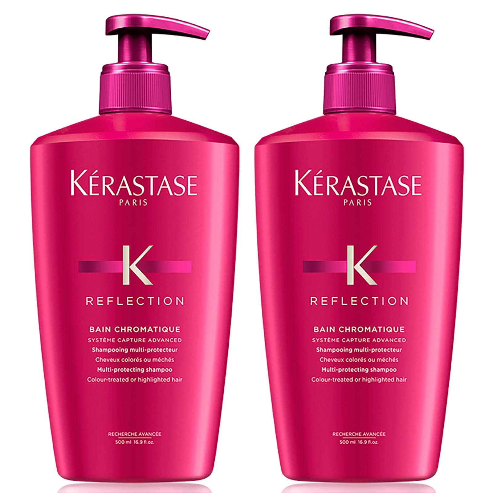 Kérastase Reflection Bain Chromatique Captive Shampoo 500ml Duo