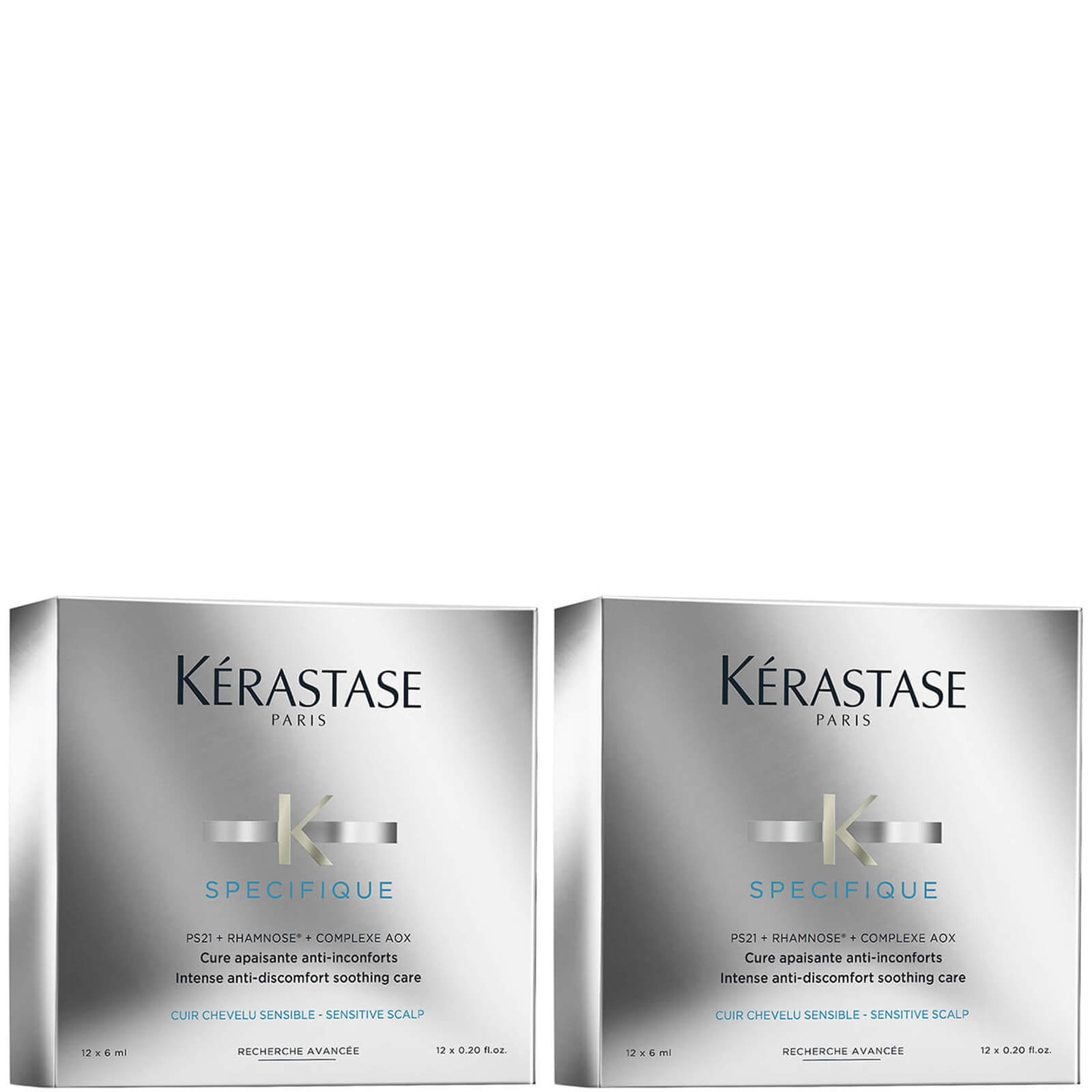 Dúo de tratamientos Specifique Cure Apaisant Anti-Inconforts de Kérastase 12 x 6 ml
