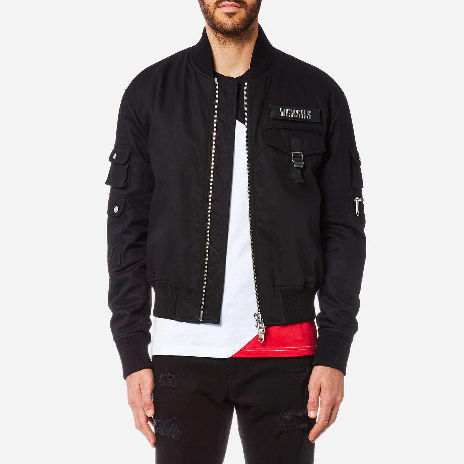 Versace mens bomber on sale