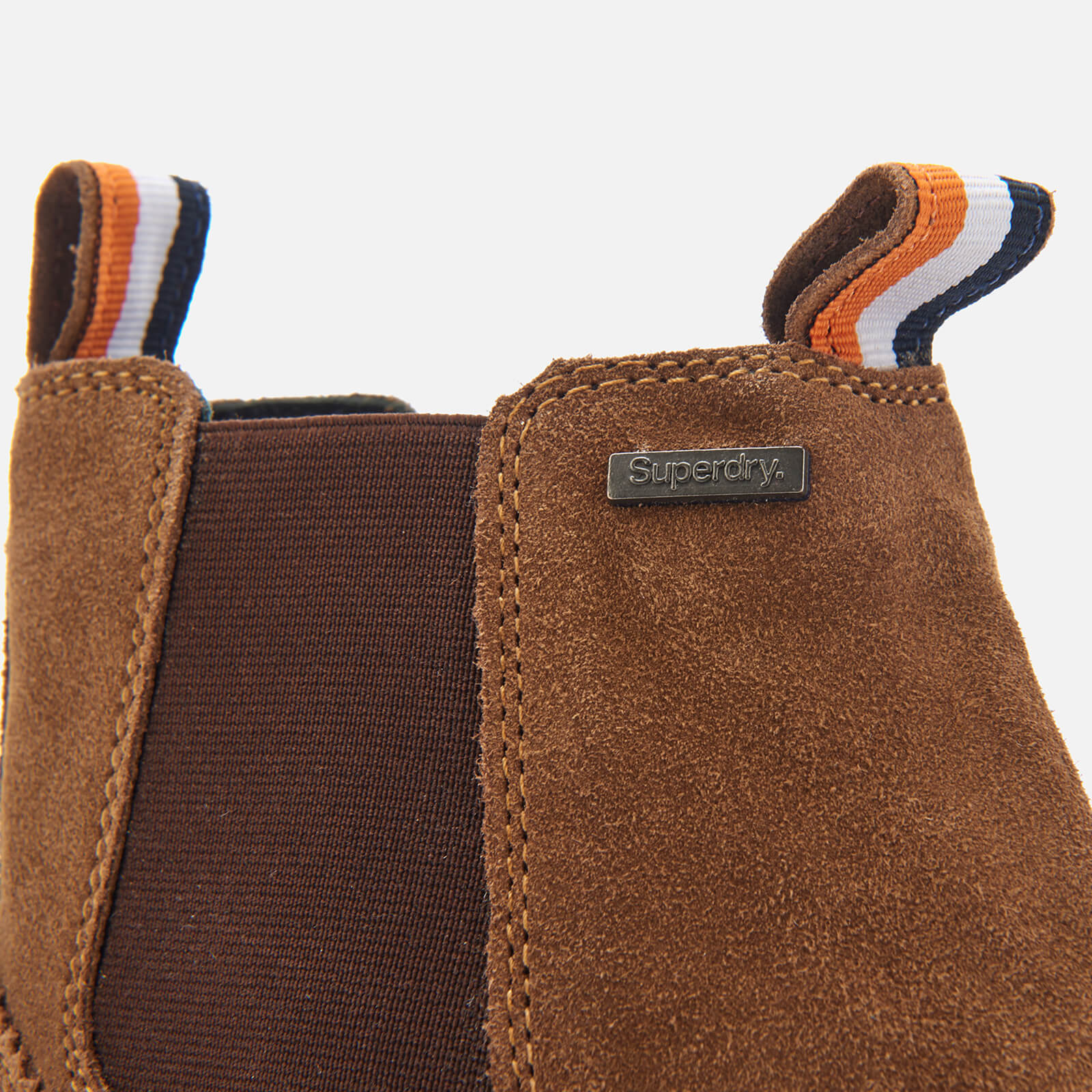 Superdry Men s Brad Brogue Chelsea Boots Tan Suede Allsole