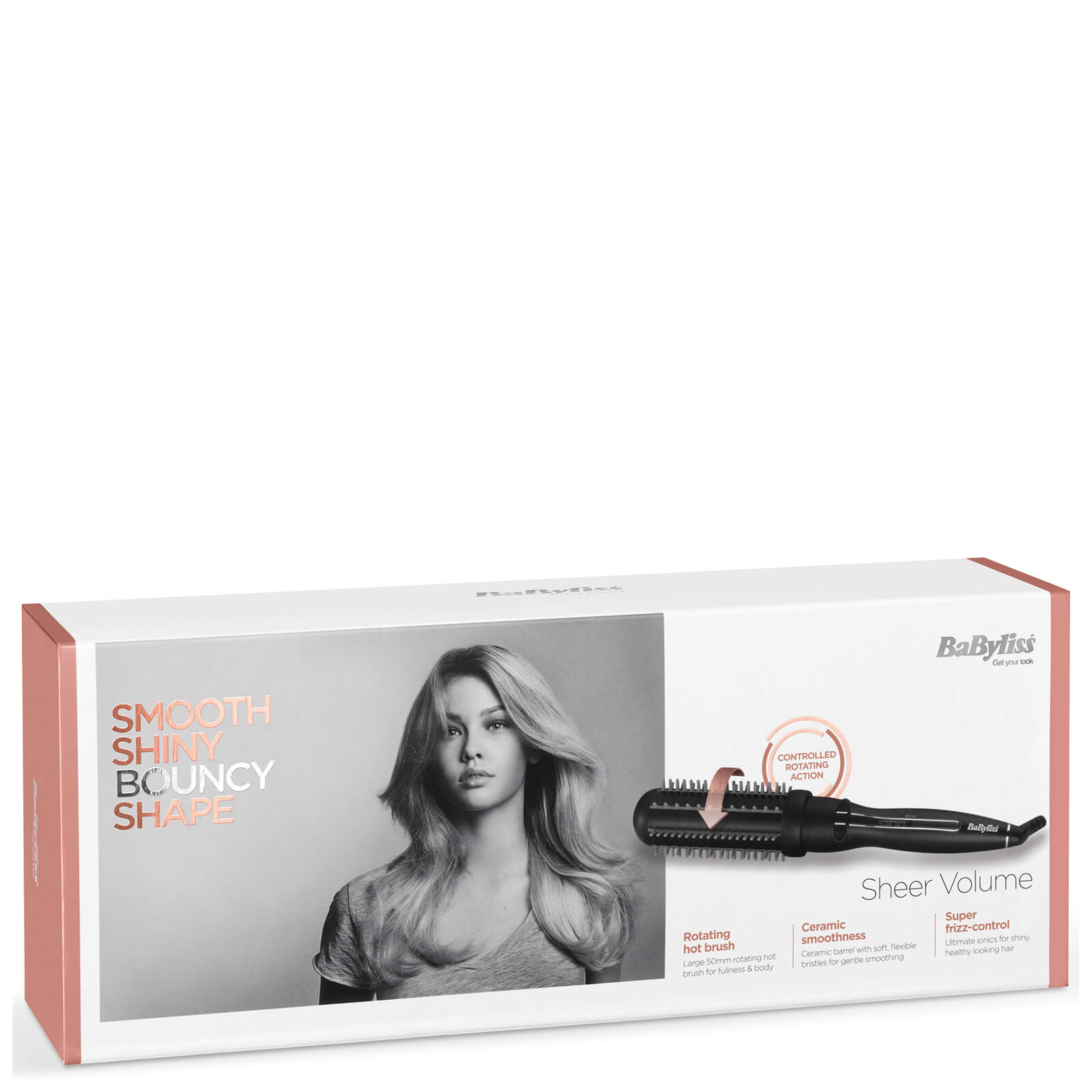 Babyliss sheer volume rotating heated brush sales