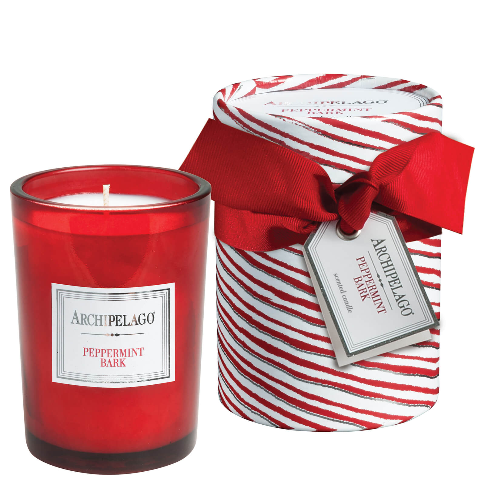 Archipelago Botanicals Round Boxed Candle - Peppermint Bark