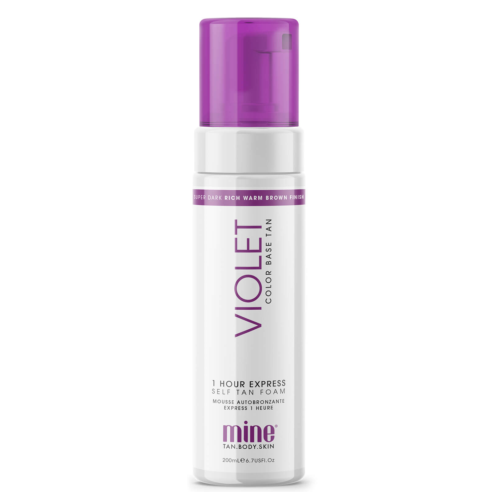 Espuma Violet de MineTan (Color base) 200 ml