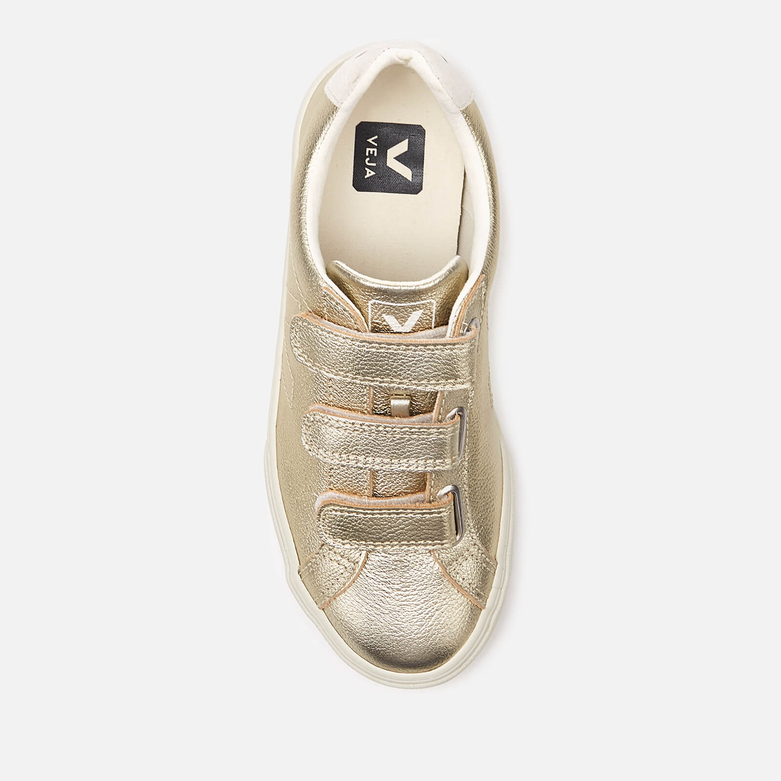 Veja v lock on sale gold