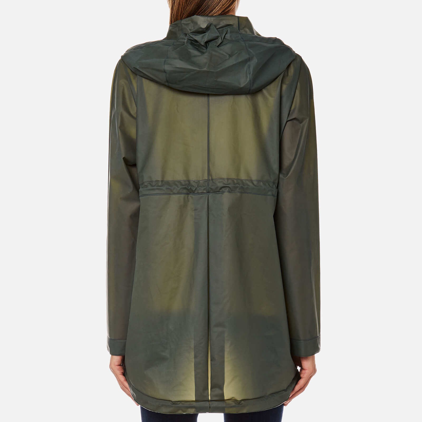 Hunter olive raincoat discount