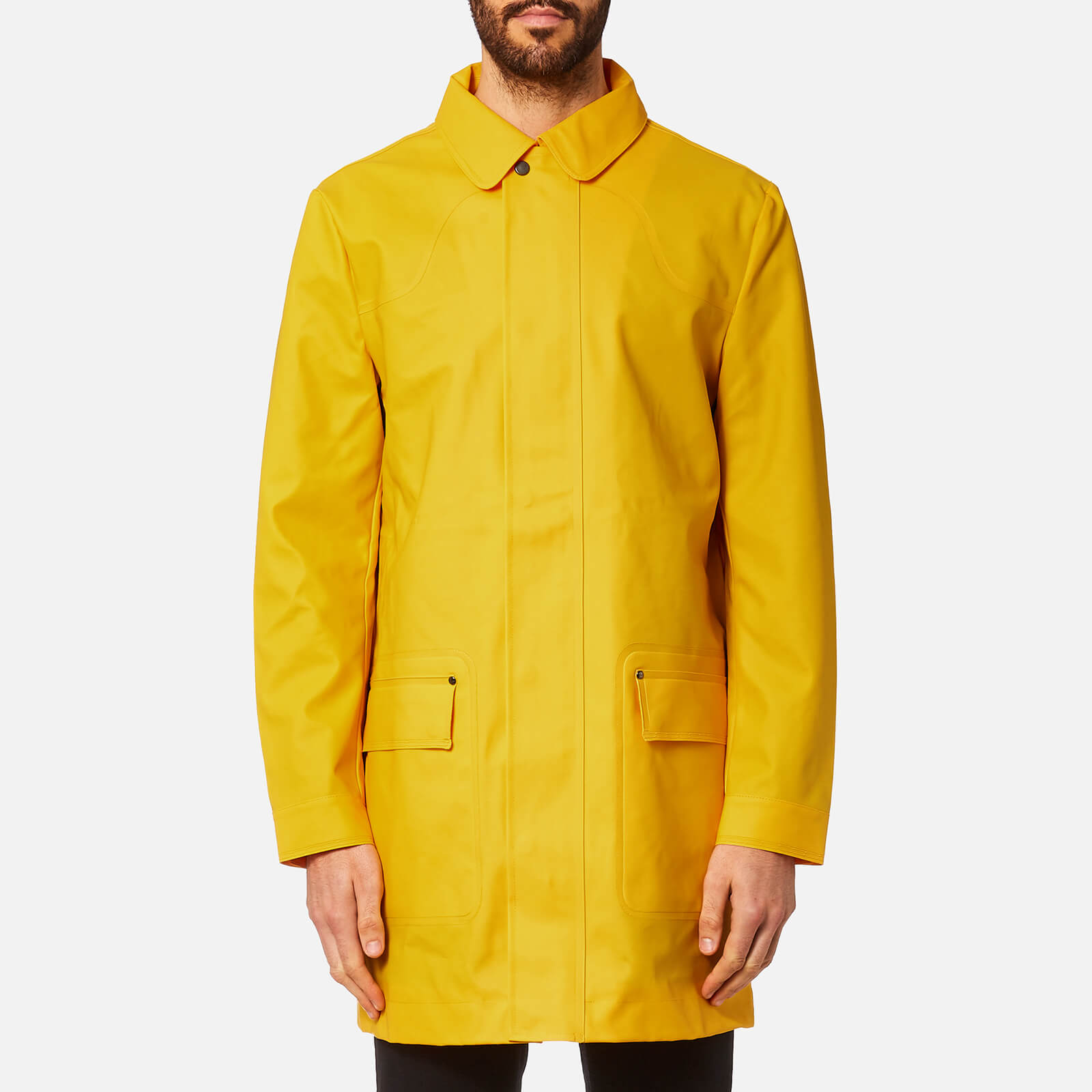 Yellow hunter raincoat top
