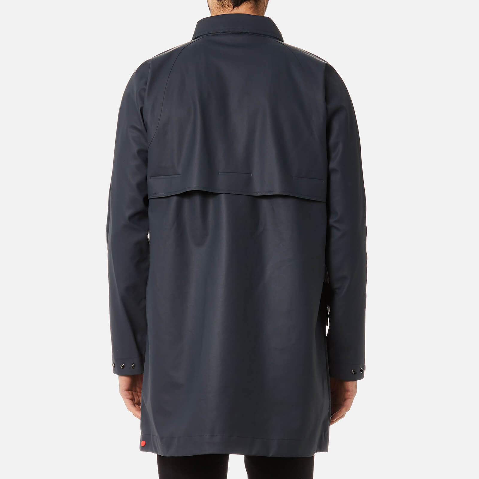 Hunter Men s Original Rubber Raincoat Navy Coggles