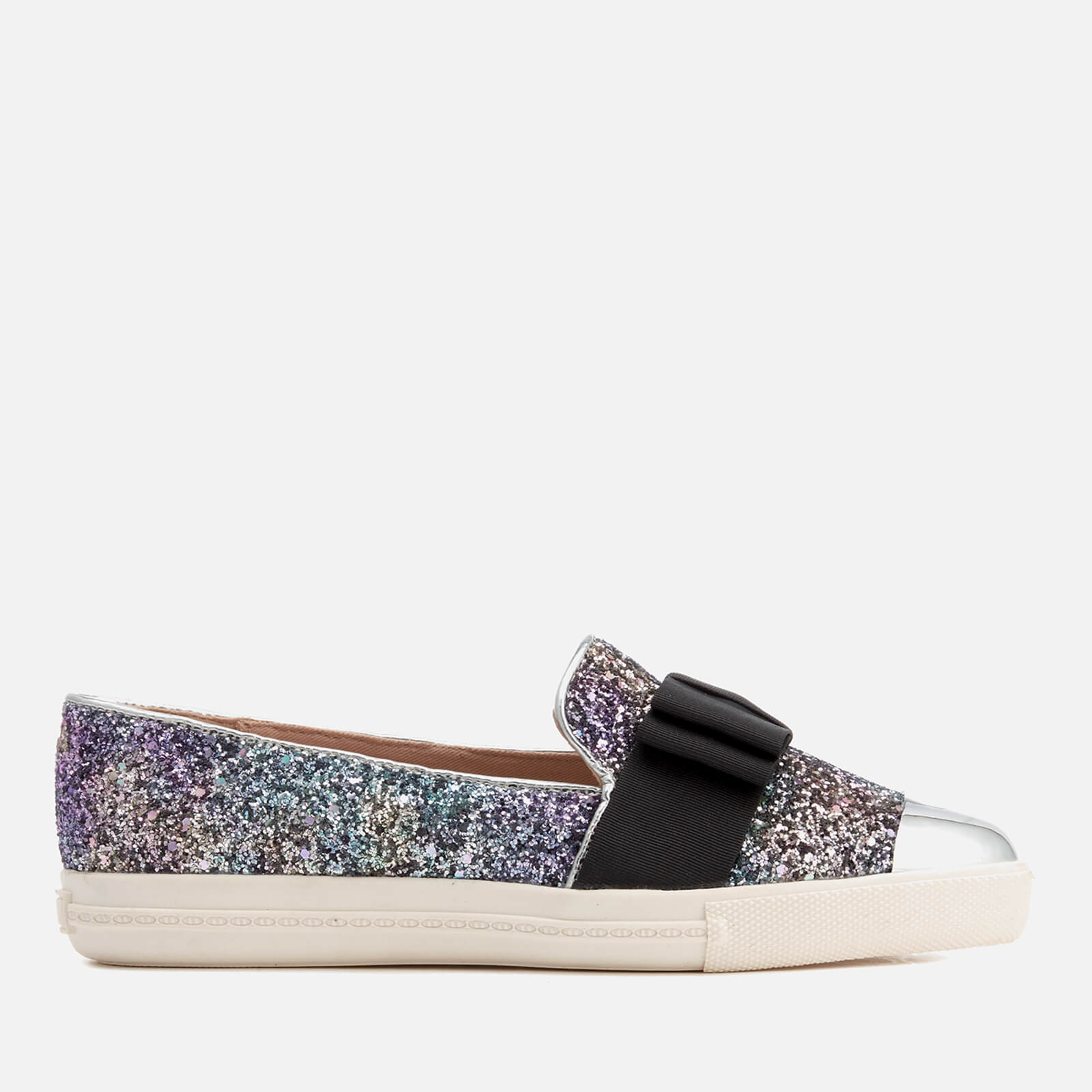 Miss KG Women s Lisa Glitter Slip On Pumps Multi Allsole
