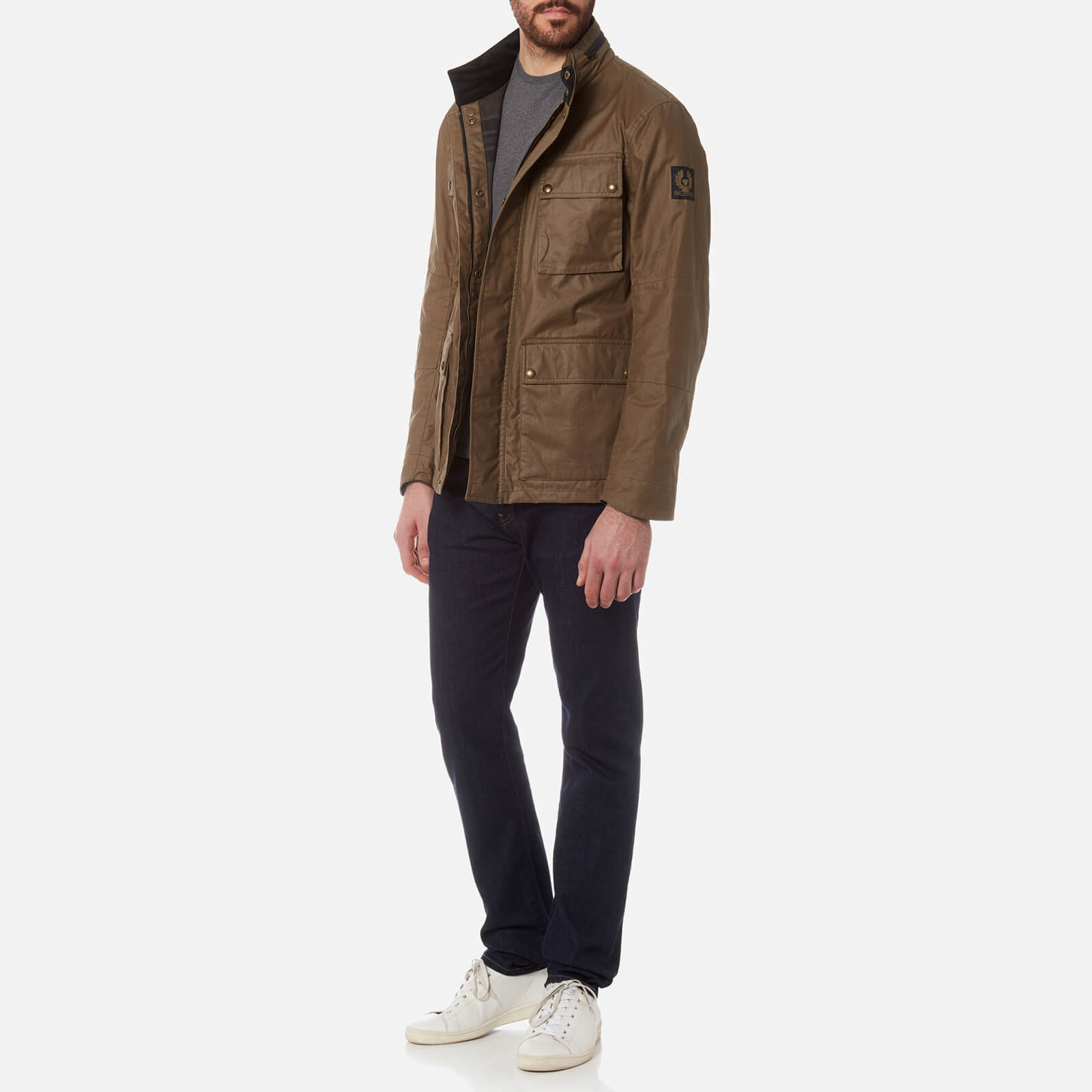 Belstaff Men's Explorer Jacket - Capers | Coggles Belstaff Men's Explorer Jacket - Capers | Coggles