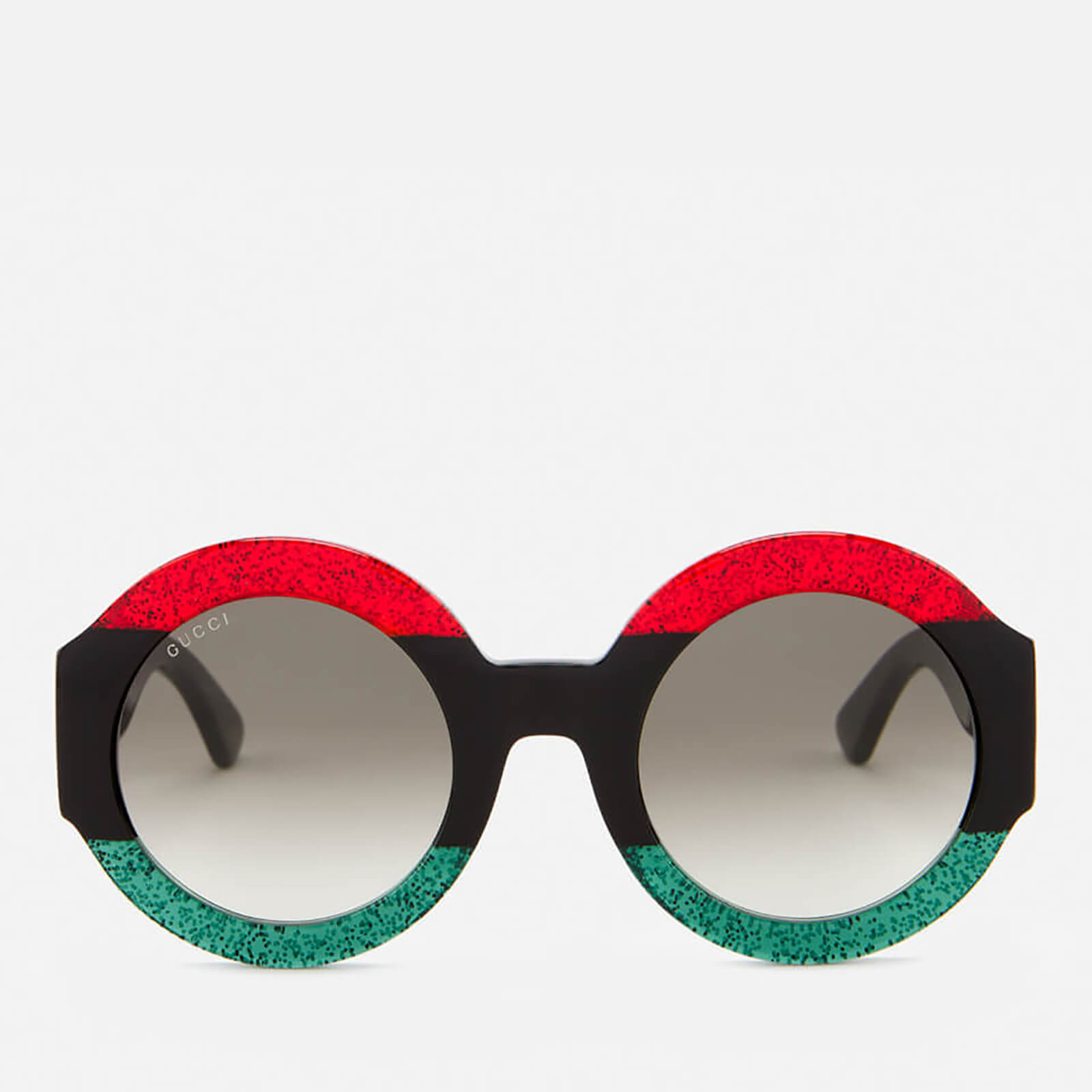 Gucci red and green sale glitter sunglasses