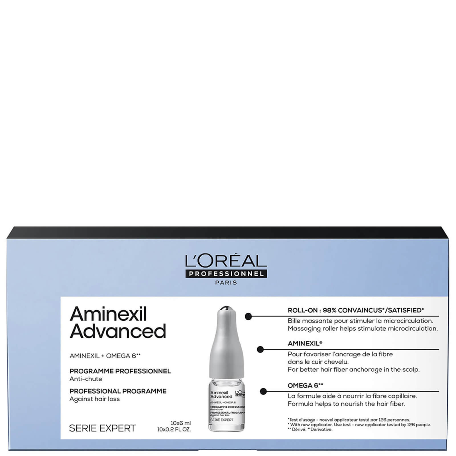 Aminexil Advanced de L'Oréal Professionnel Serie Expert (10 X 6 ml)