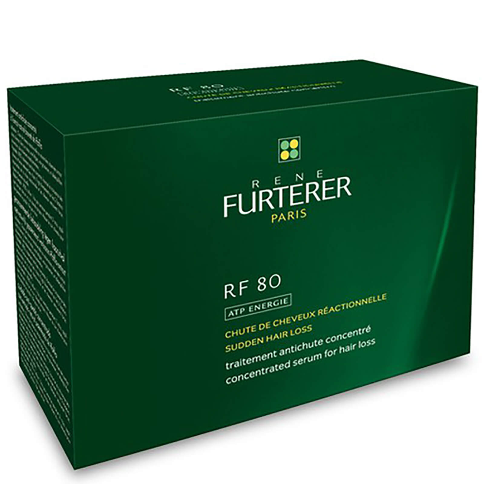 Tratamiento concentrado para la caída del cabello RF 80 de René Furterer (12 ampollas)