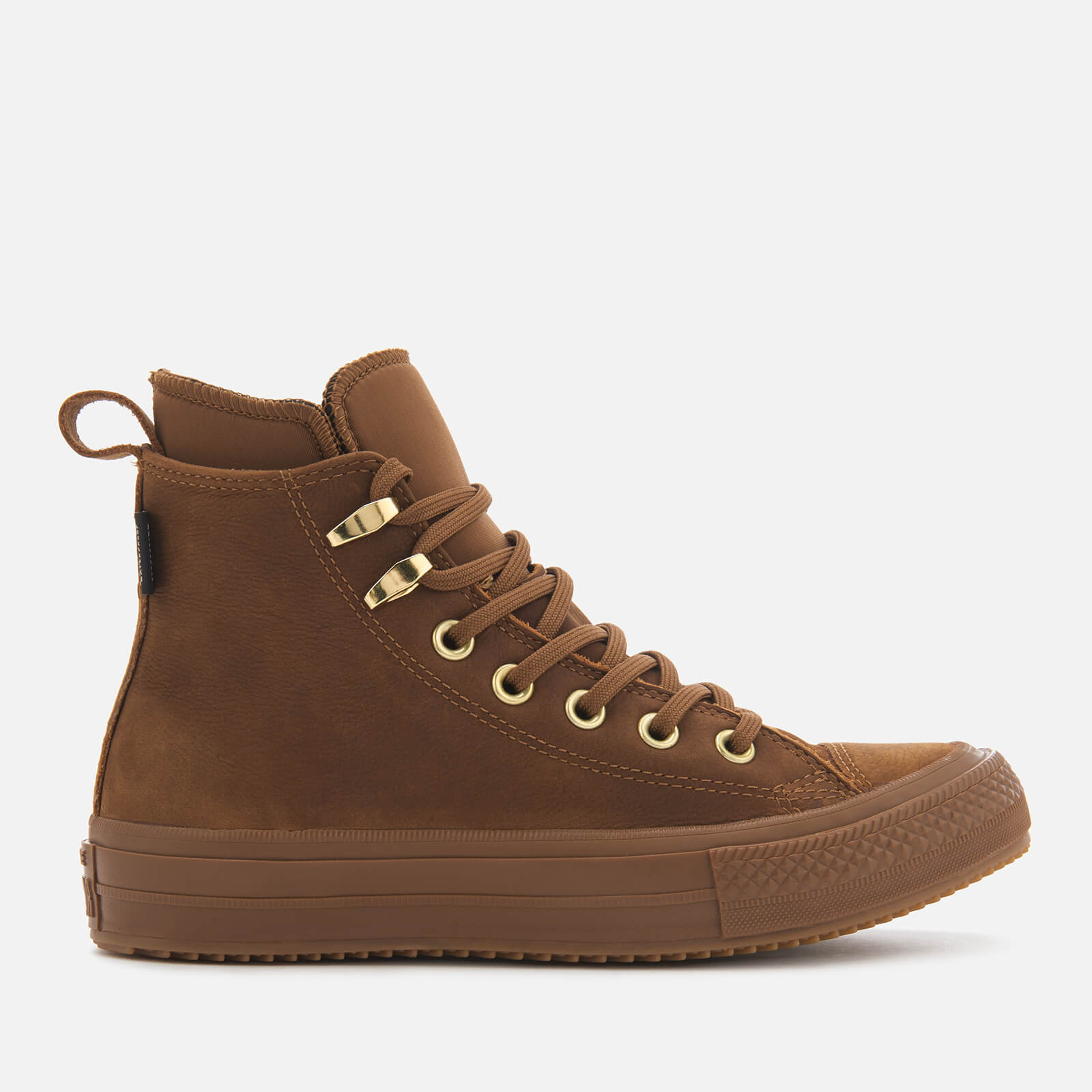 Womens brown leather converse boots on sale