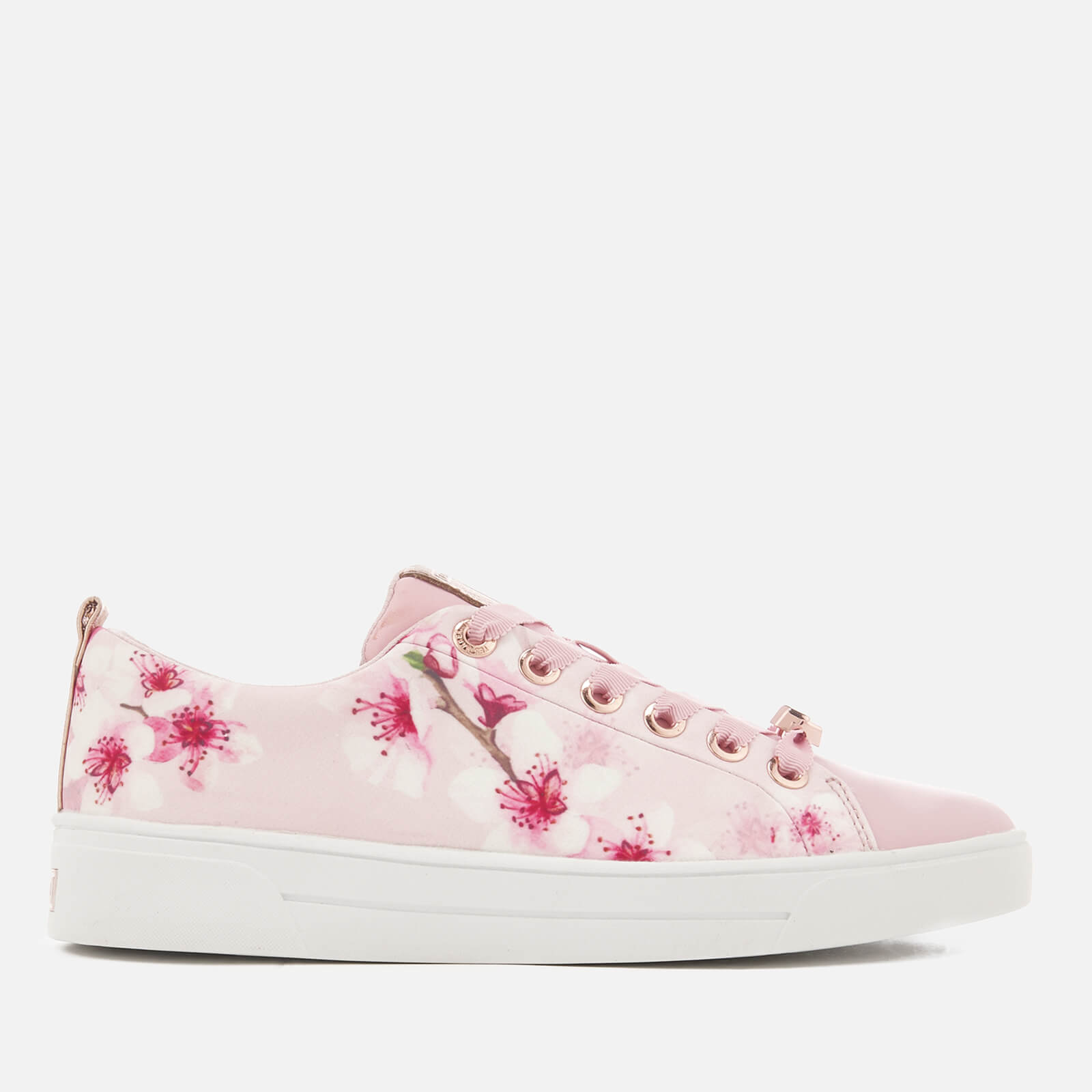 Ted Baker Women s Ahfira Cupsole Trainers Blossom Print Pink Allsole