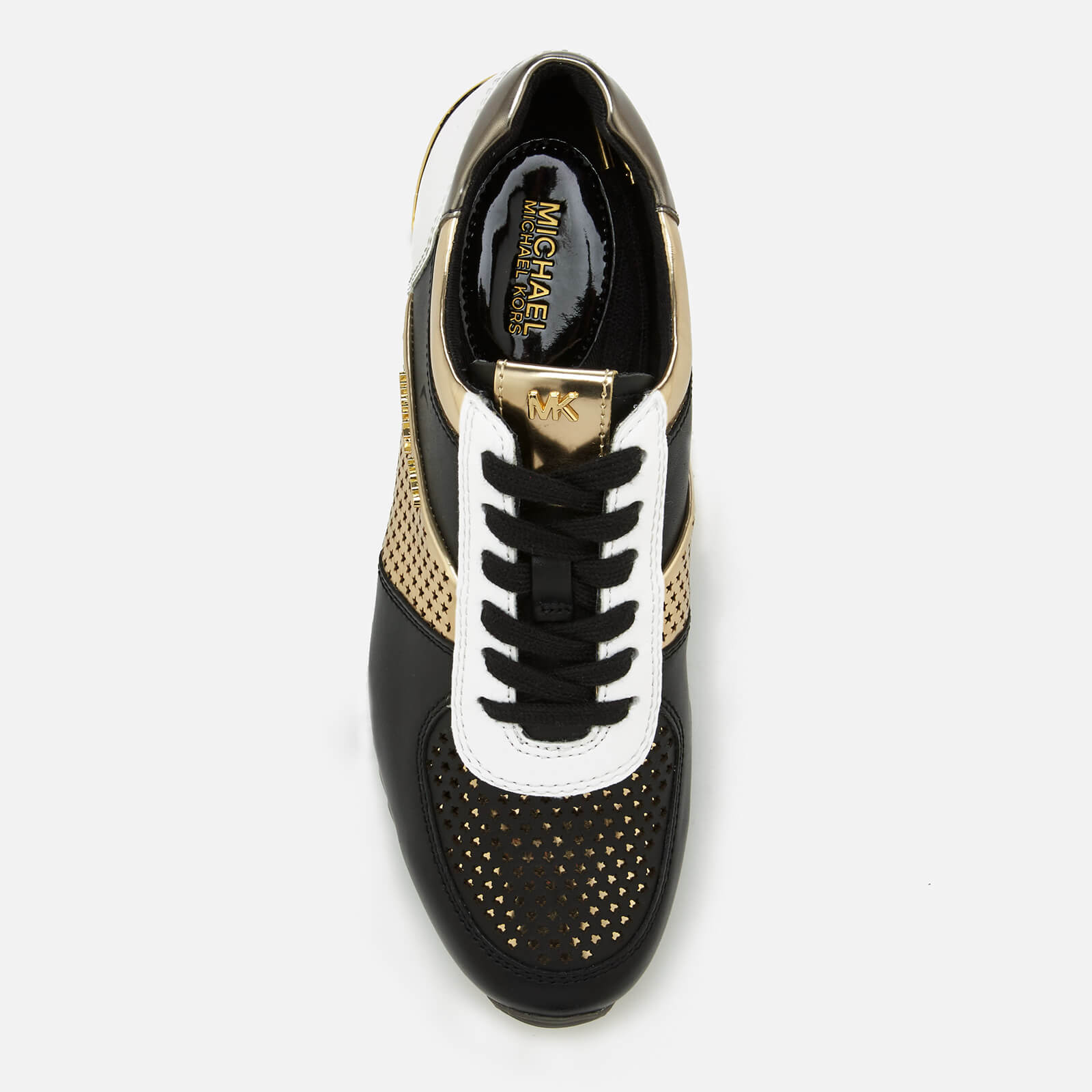 MICHAEL MICHAEL KORS Women s Allie Trainers Black Pale Gold Coggles