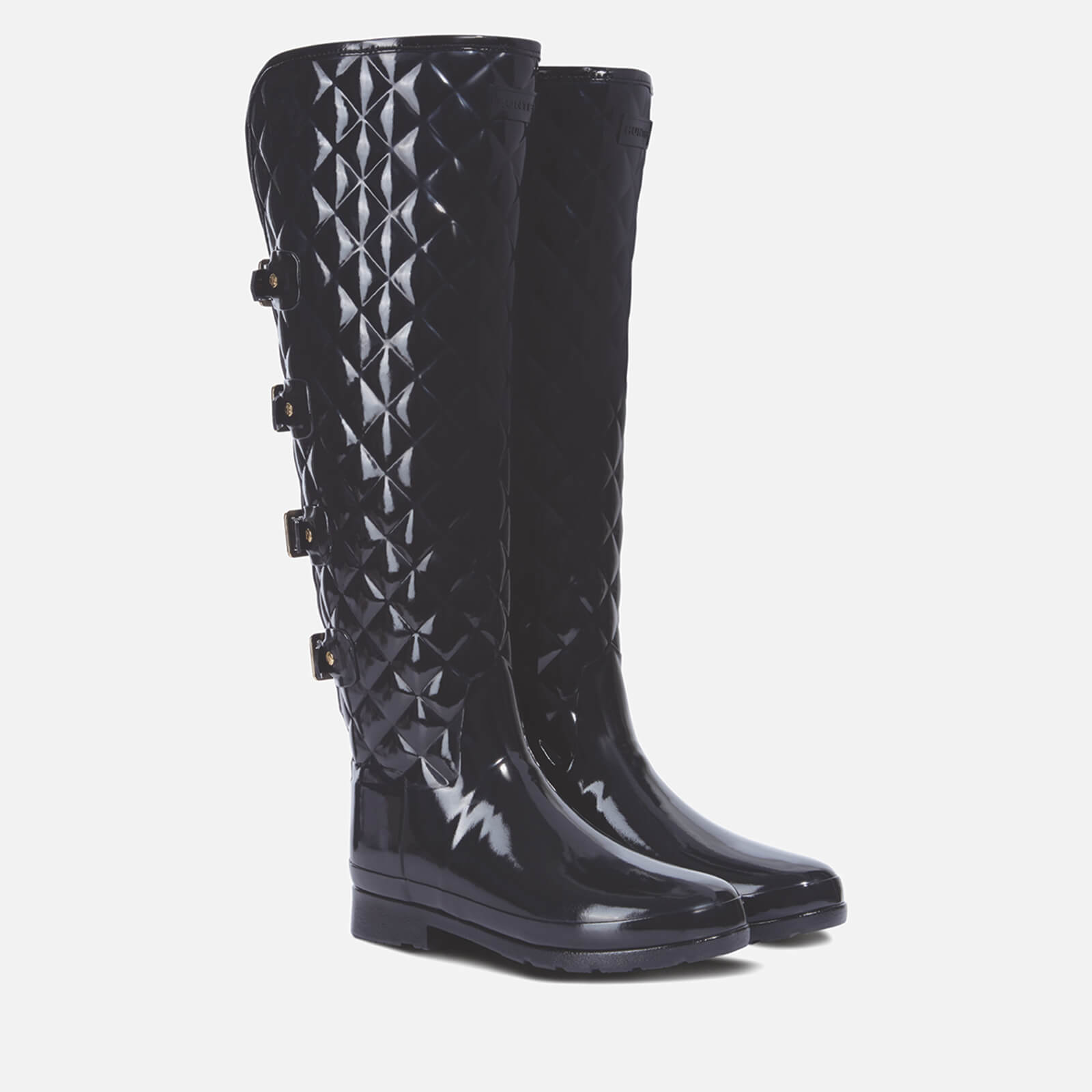 Hunter refined quilted boots new arrivals