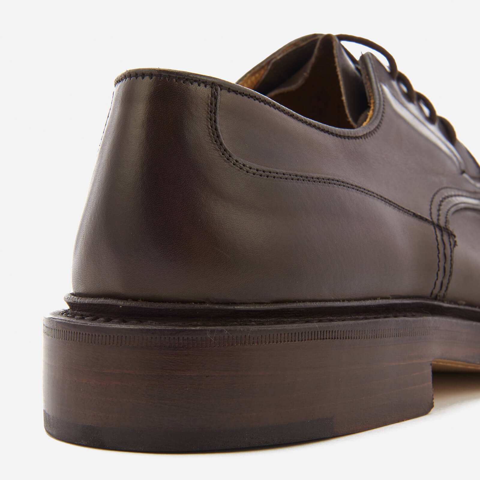 Tricker s Men s Woodstock Leather Derby Shoes Espresso Burnished Allsole