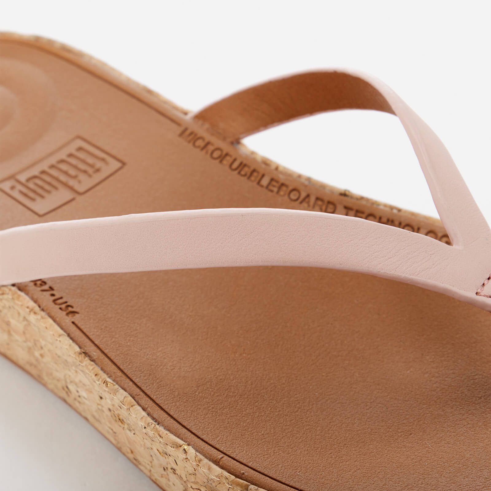 FitFlop Women s Linny Wedged Toe Post Sandals Dusky Pink Allsole